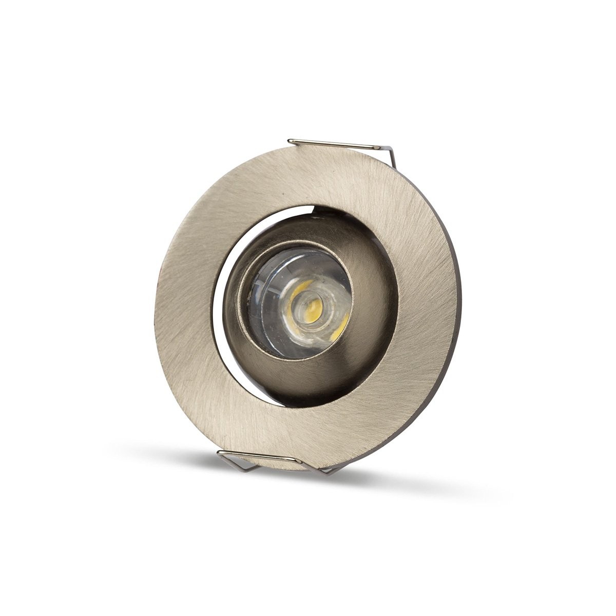 Hareketli LED Spot Saten Kasa - 1W 6500K - Noas YL94-0101 (Manda Gözü)