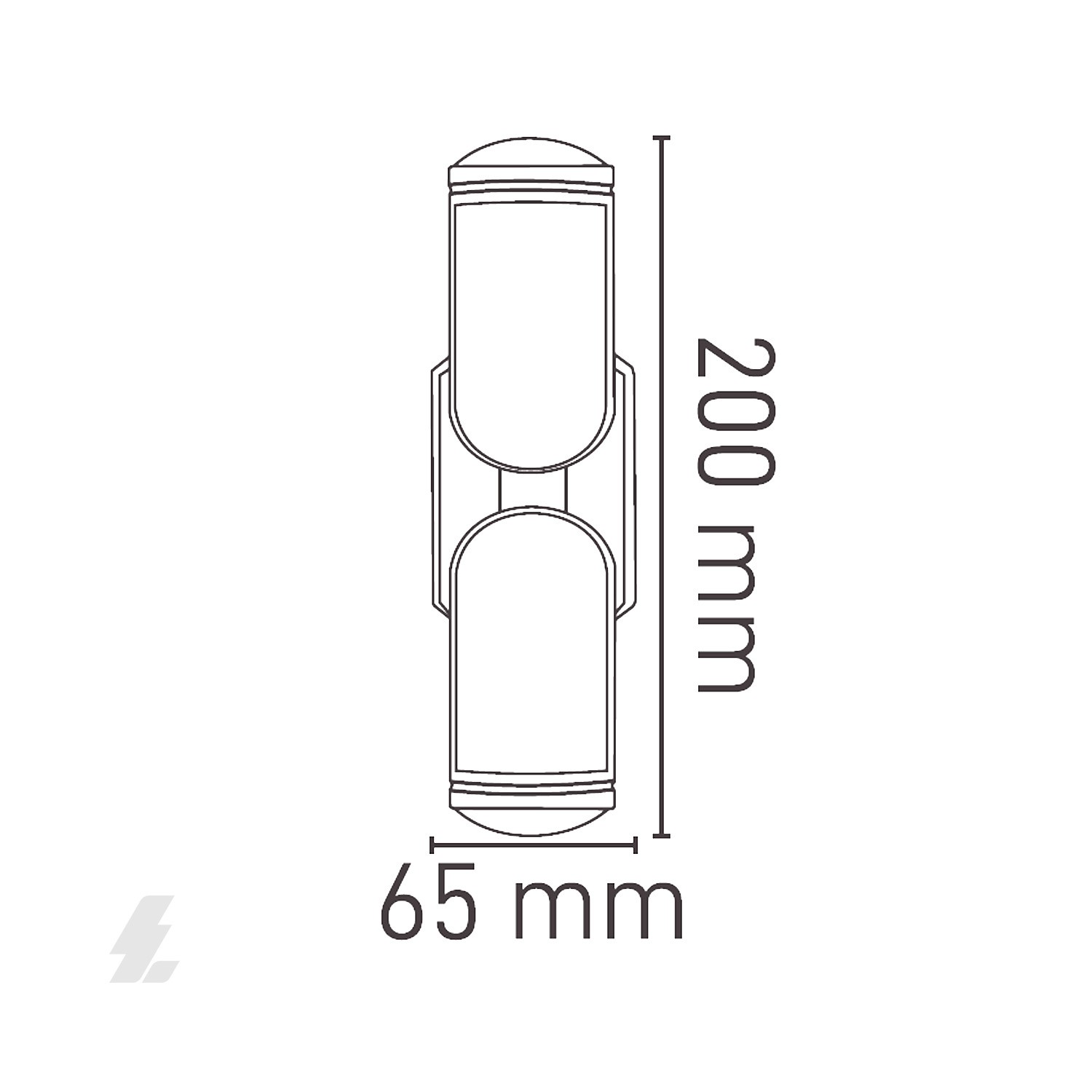 Dış Mekan LED Aplik - 10W 3000K Gün Işığı - Maxled MX-4353