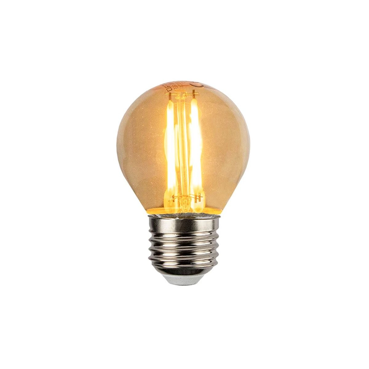 LED Rustik Ampul G45 4W Amber Noas YL92-2010
