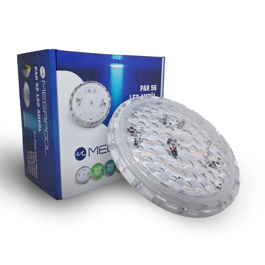 PAR 56 LED Havuz Ampulü 36W 3200K Gün Işığı IP68 Megapool