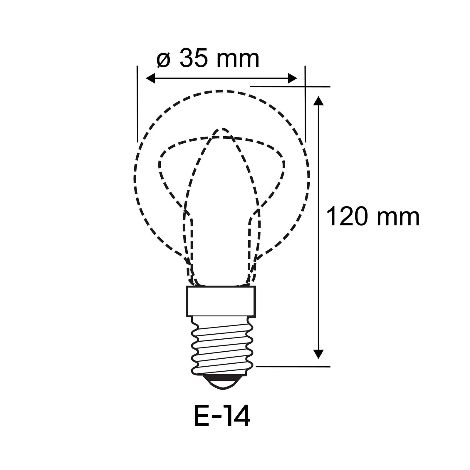 LED Kıvrık Buji Rustik Ampul - 4W 3200K Günışığı - Cata CT-4062