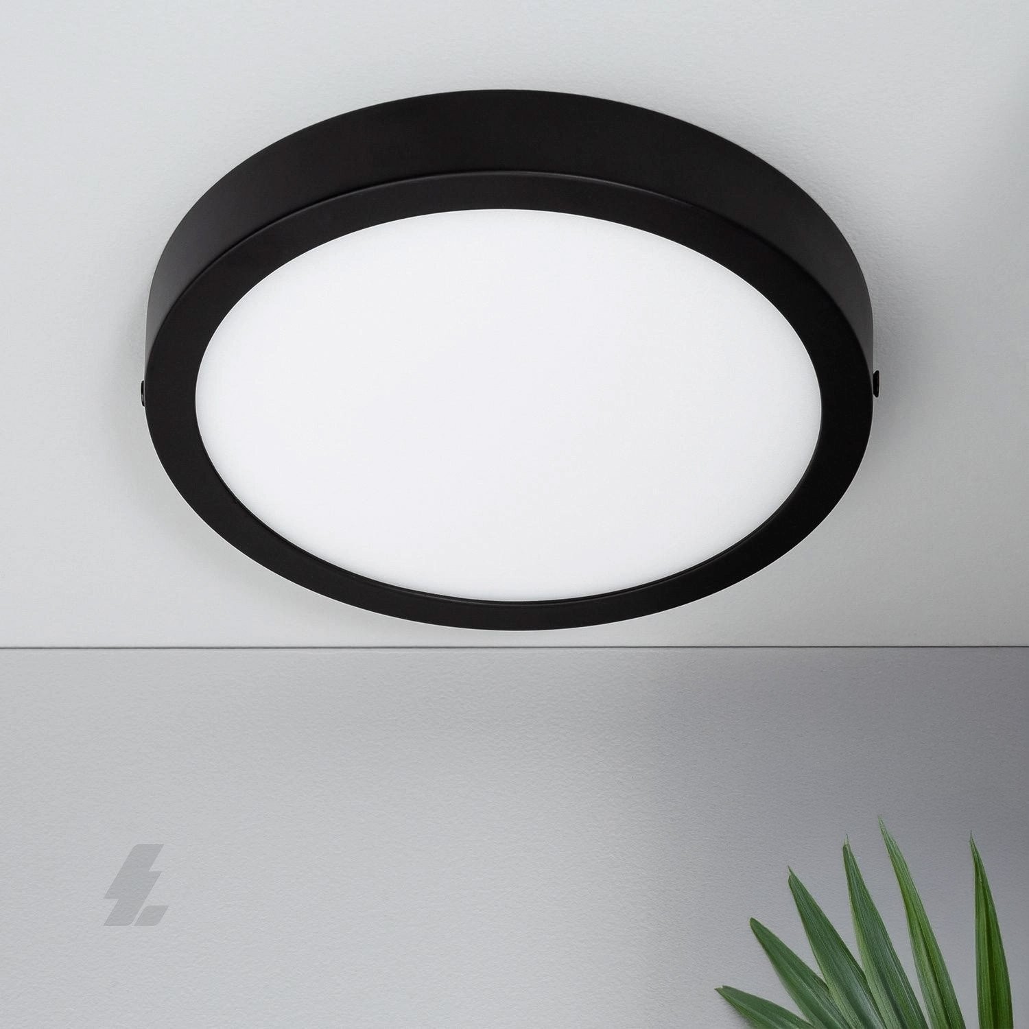 Sıva Üstü Yuvarlak LED Panel Siyah Kasa - 18W 4000K - Maxled MX-1052N