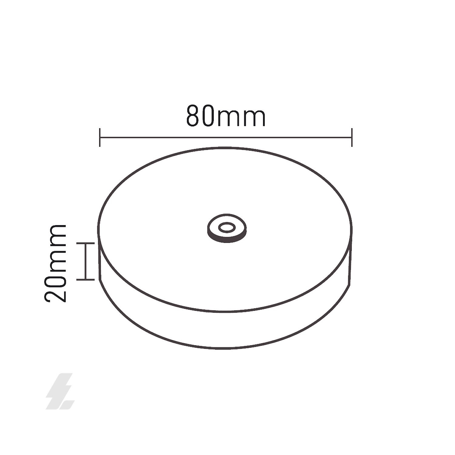 Hareket Sensörlü Gece Lambası - 0.5W 4000K - Maxled MX-9030