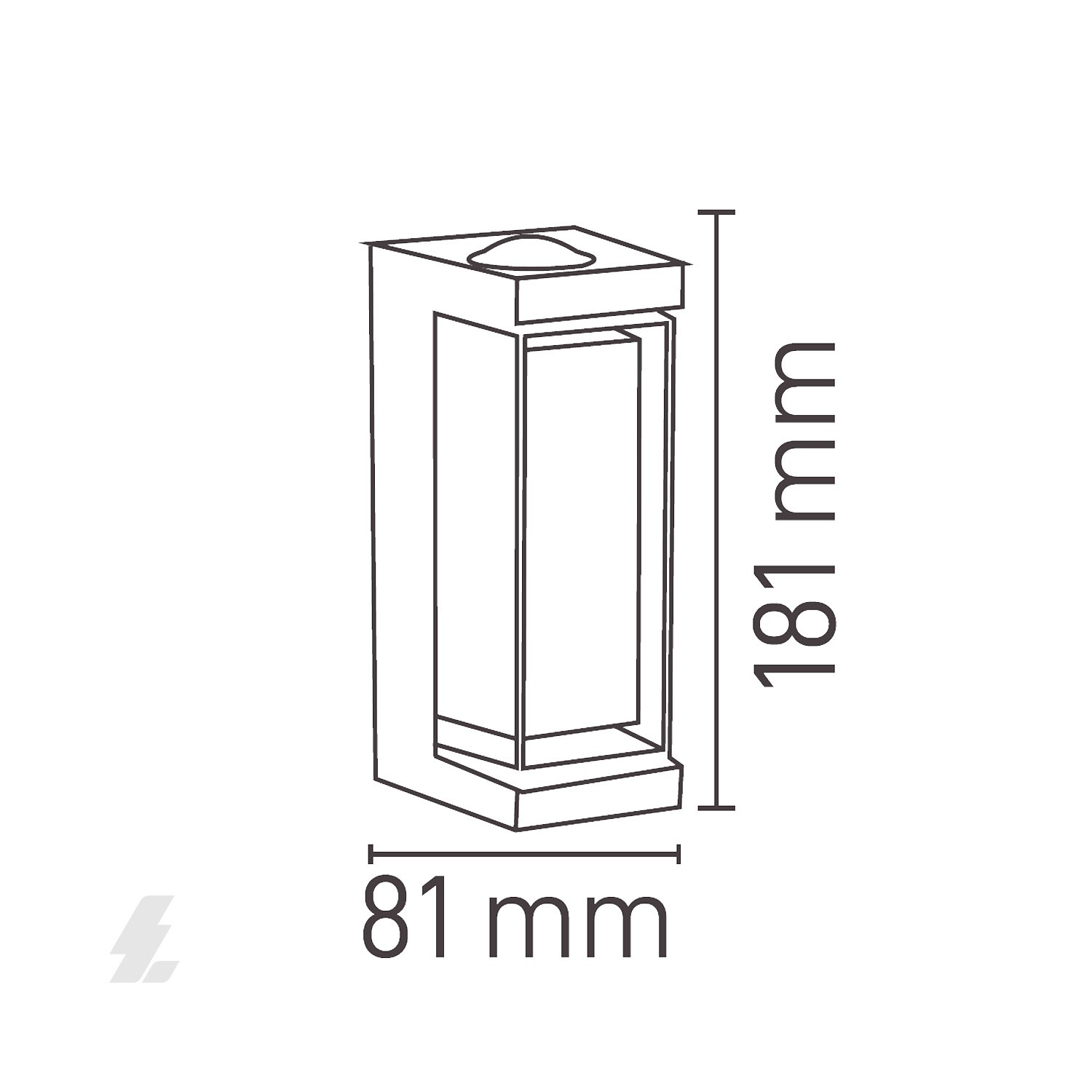 Dış Mekan LED Aplik - 7W 3000K Gün Işığı - Maxled MX-4350