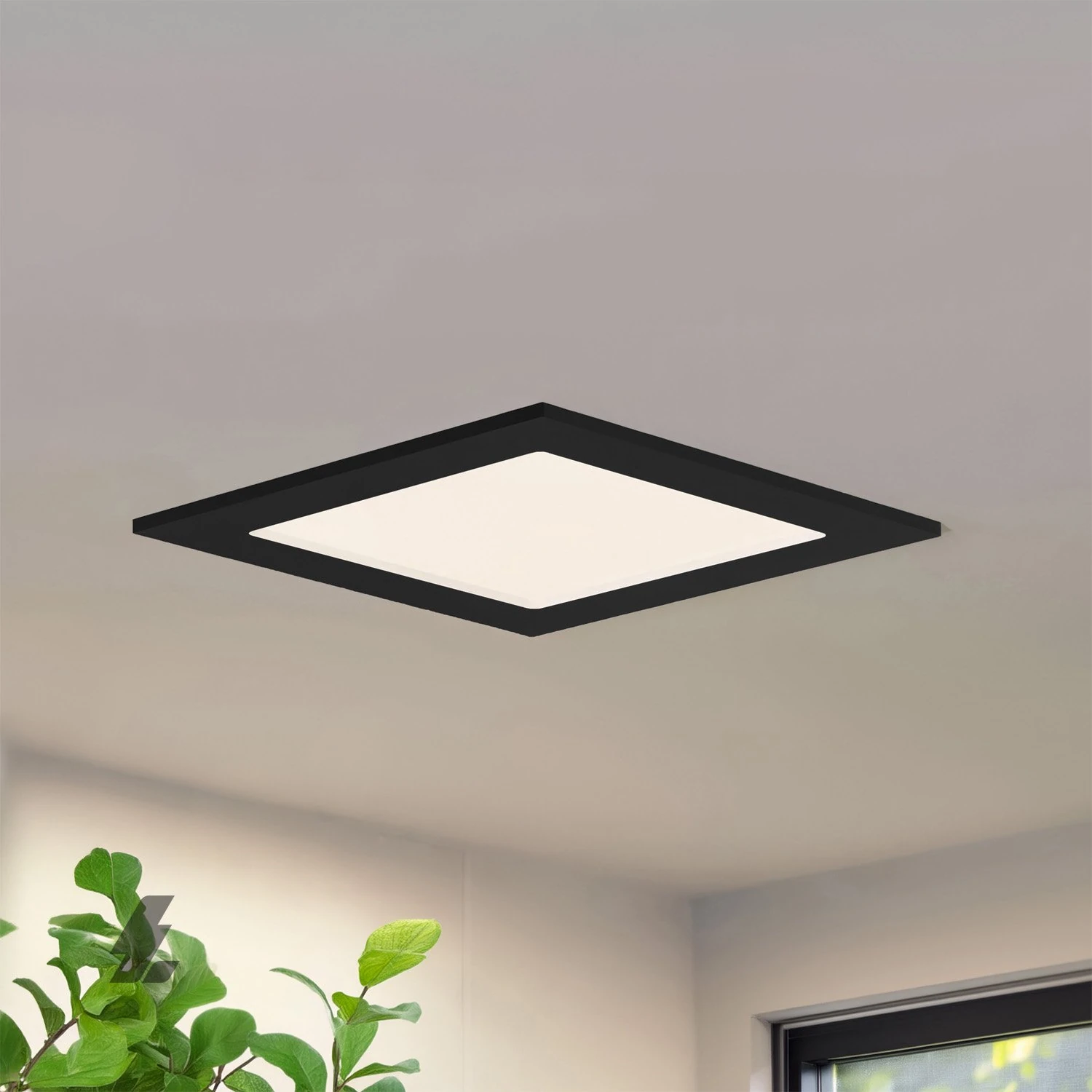 Sıva Altı Kare LED Panel Siyah Kasa - 12W 4000K - Maxled MX-1034N