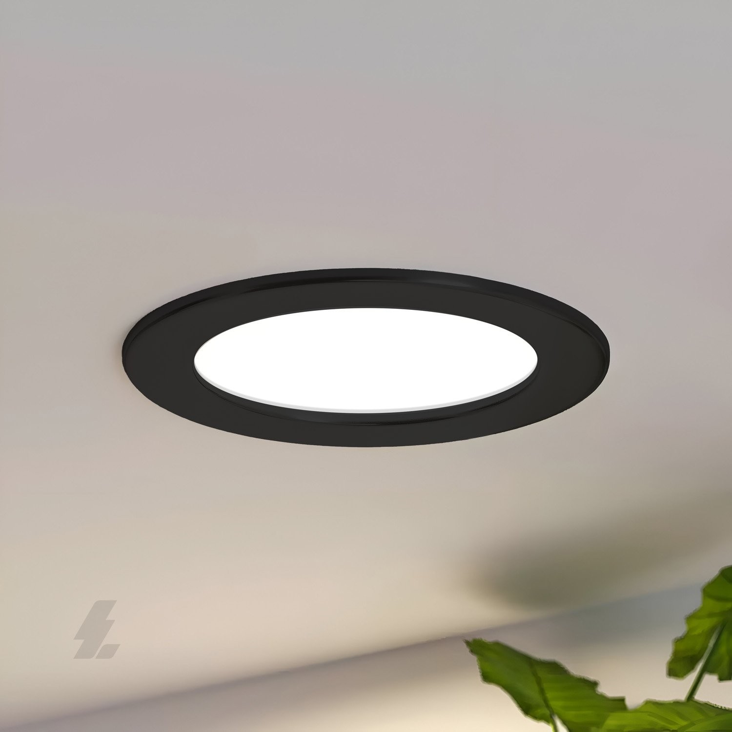 Sıva Altı Yuvarlak LED Panel Siyah Kasa - 9W 4000K - Maxled MX-1020N