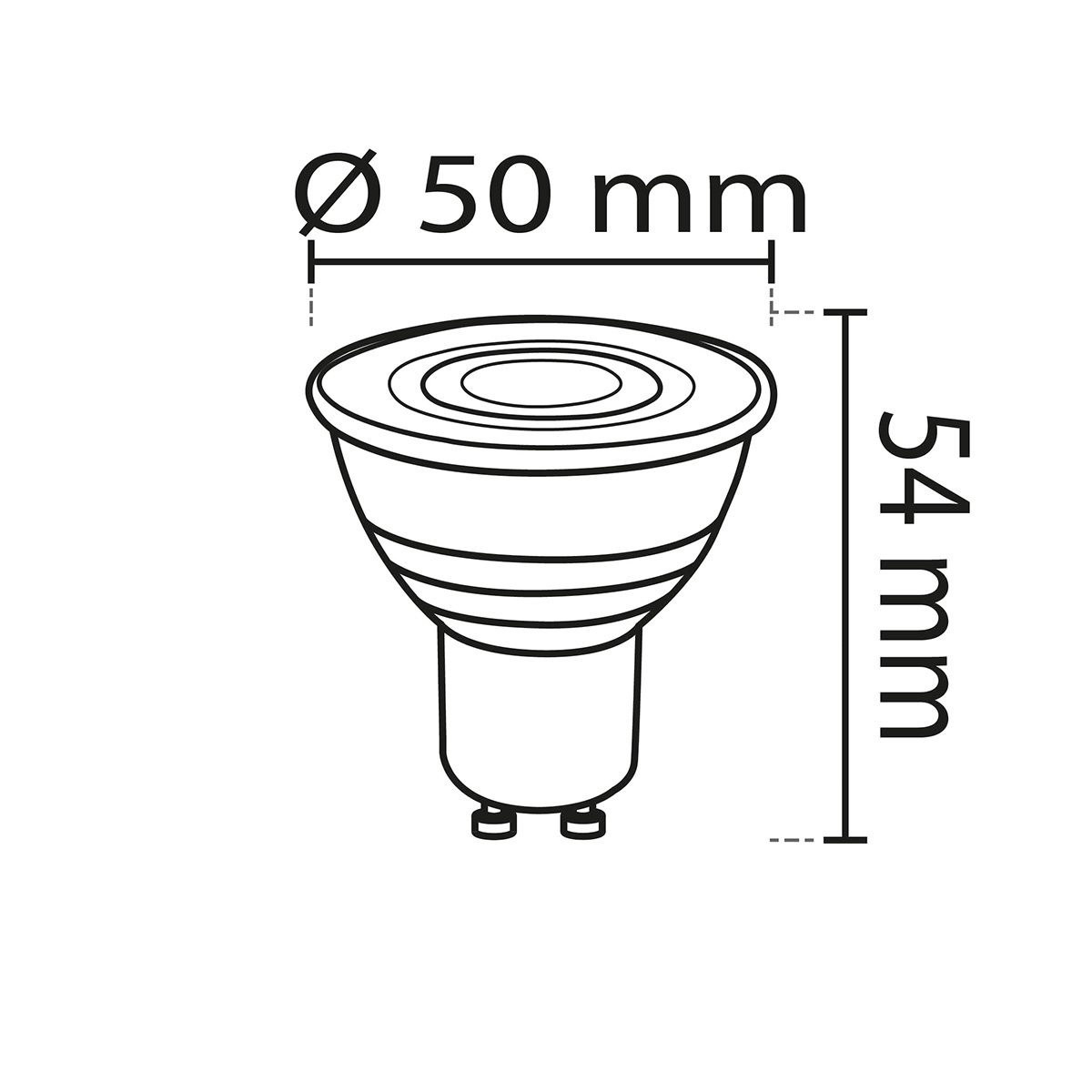 Mercekli LED Çanak Ampul - GU10 7W 6500K - Noas YL91-0701-M