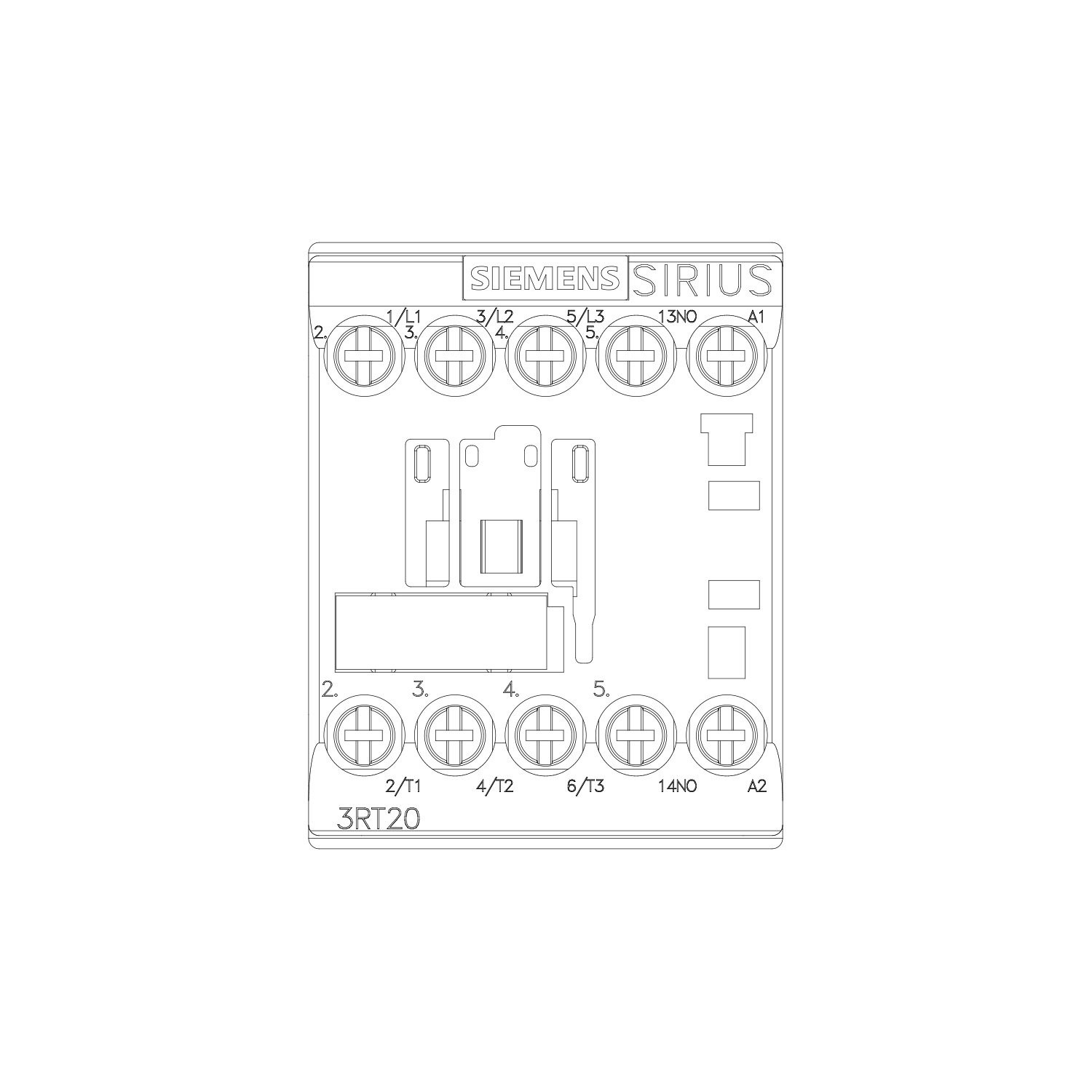 Sirius Kontaktör - 16A 230V AC 7,5kW - Siemens 3RT2018-1AP01