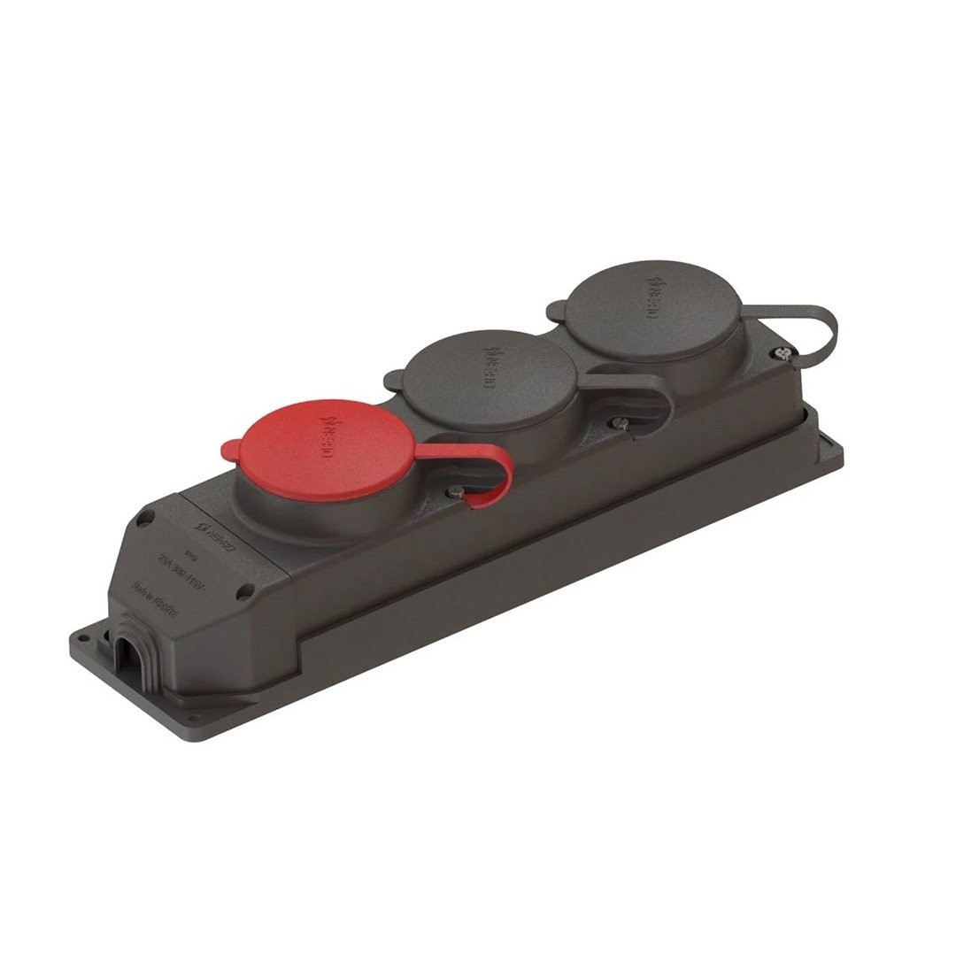 3'lü Grup Priz 3x25A (1 Adet) + 1x16A (2 Adet) - NEAD-4010