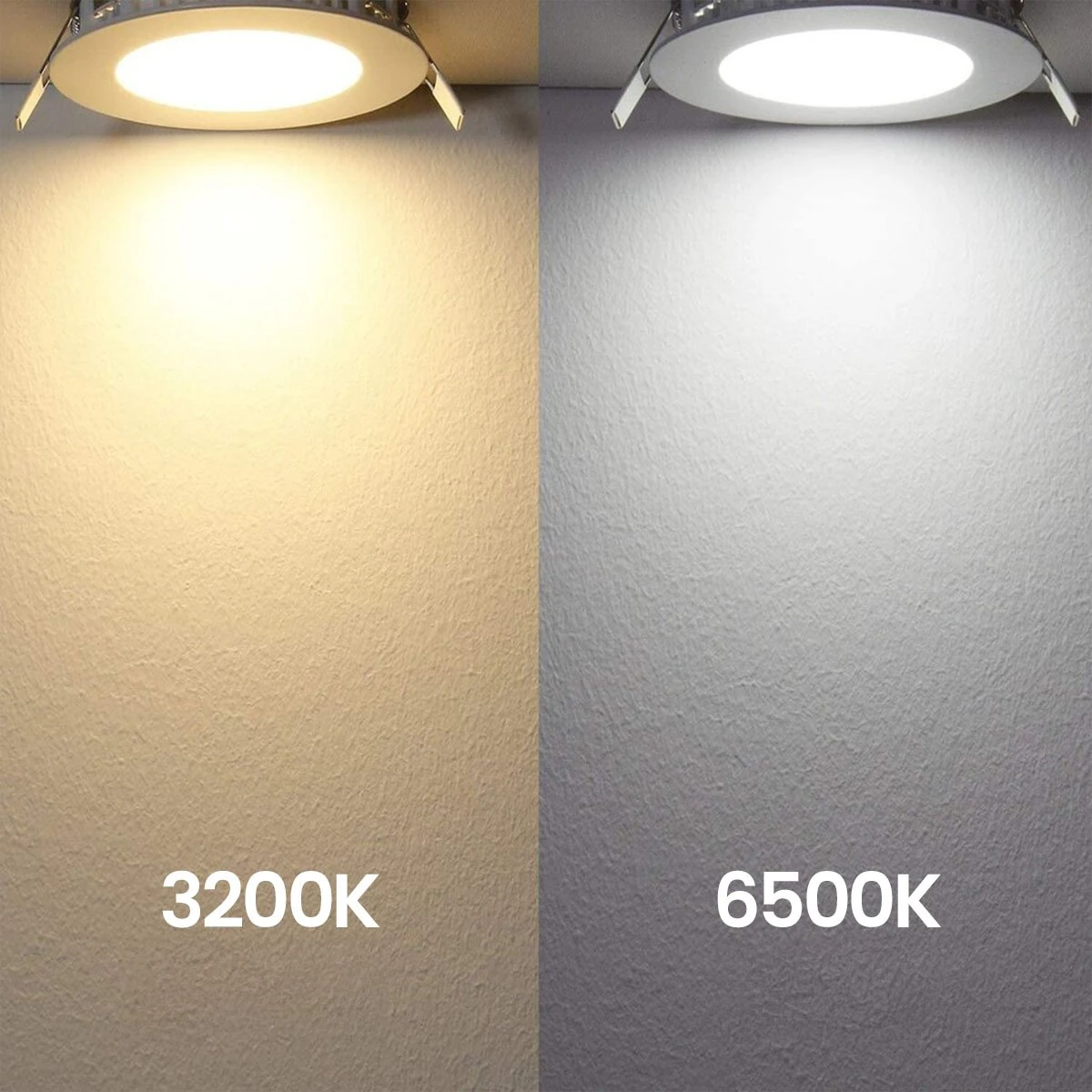 Sıva Altı Beyaz Yuvarlak Slim LED Panel 12W 6500K Soğuk Beyaz Noas YL10-1200