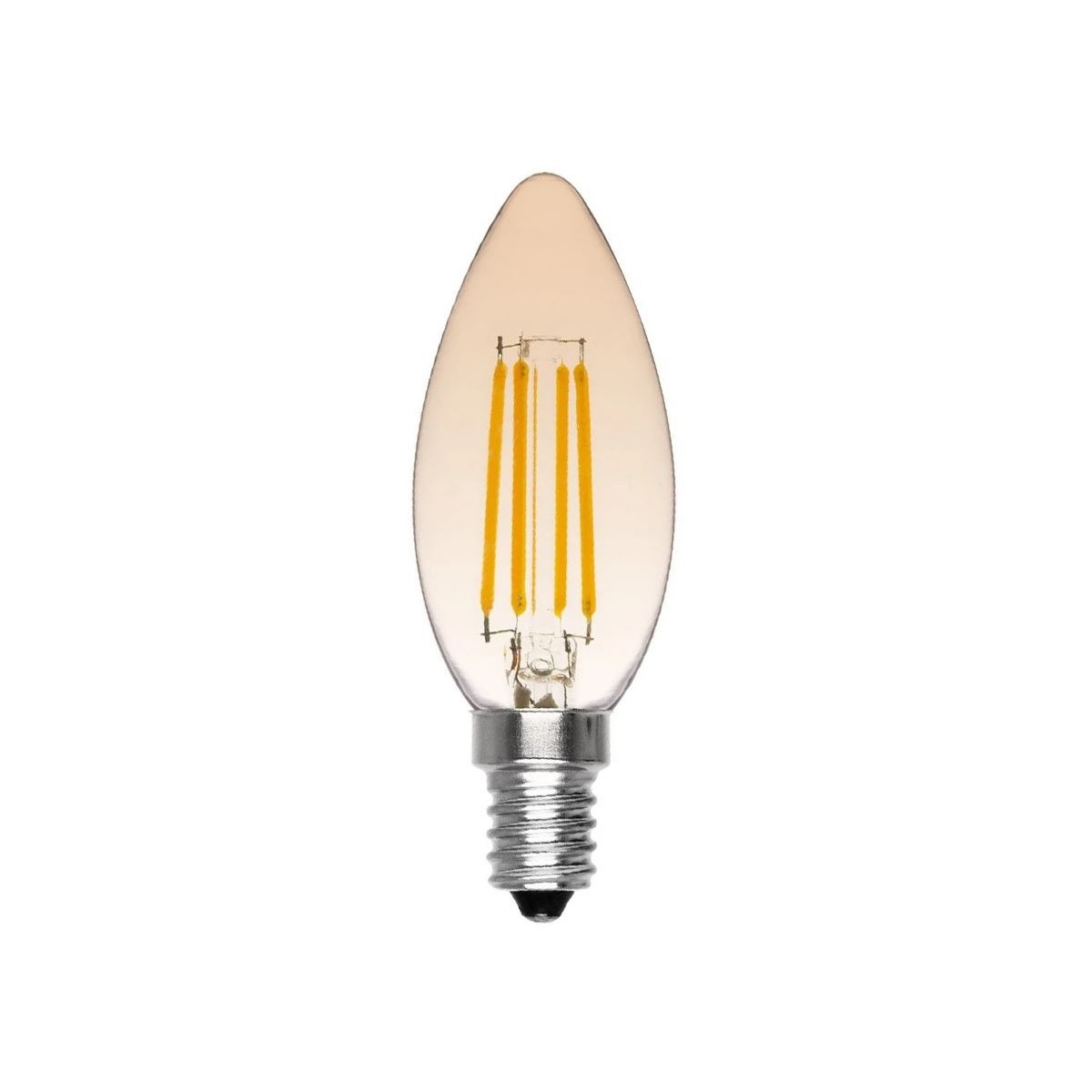 LED Rustik Ampul E14 4W 2200K Amber Fuji FL B4W