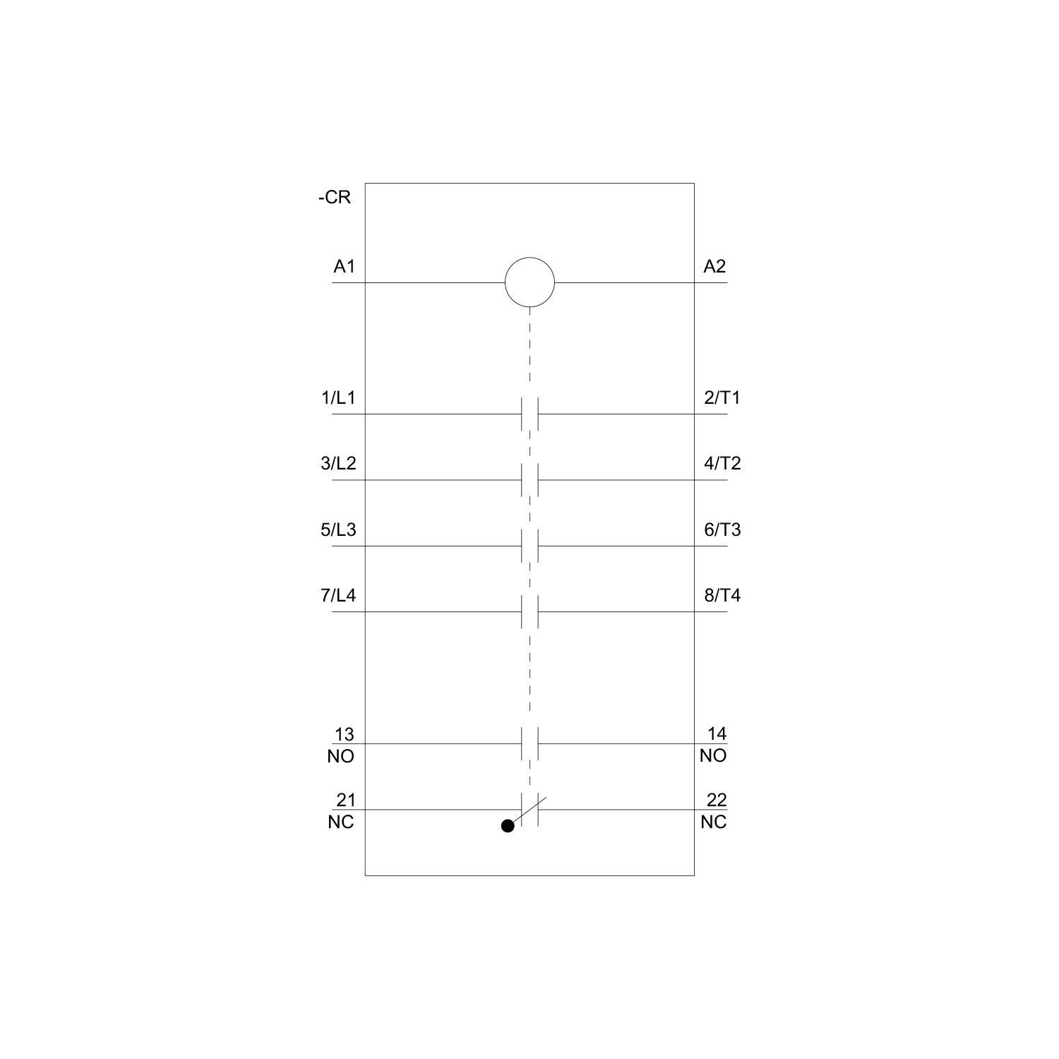 Sirius Kontaktör - 60A 230V 4 Kutuplu - Siemens 3RT2336-1AP00