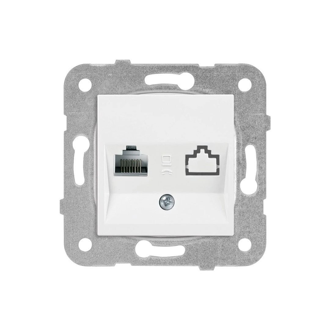 Viko Karre/Meridian Beyaz Tekli Data Prizi (RJ45 Cat6) - 90967078