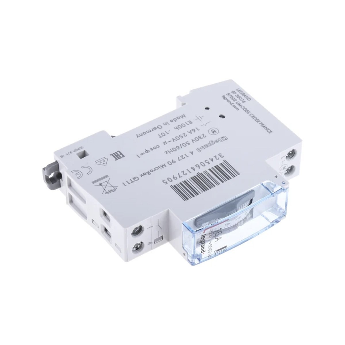Dikey Analog Zaman Saati Legrand 412790 (100 Saat Rezervli)