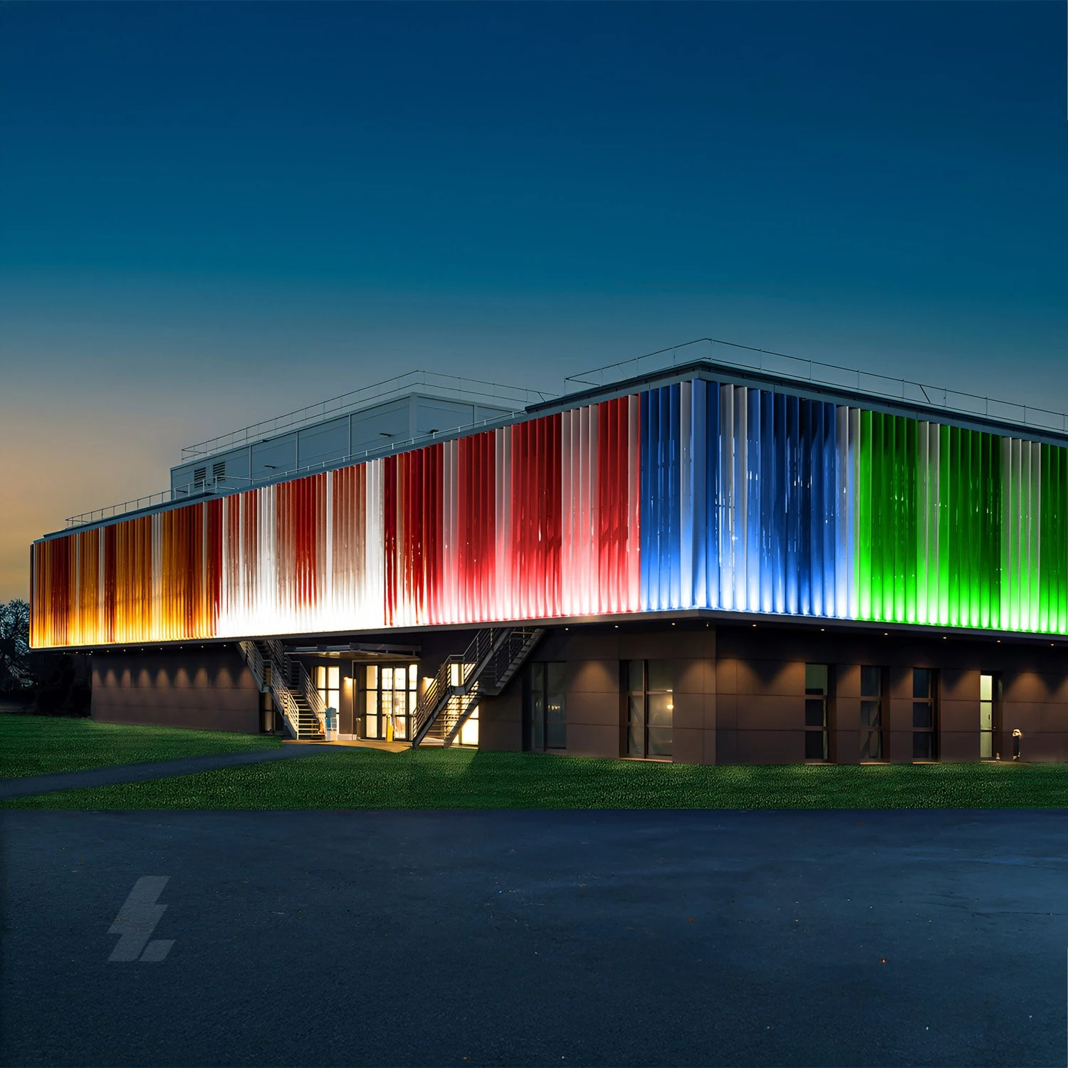 Wallwasher LED - 18W Mavi - Maxled MX-5054M