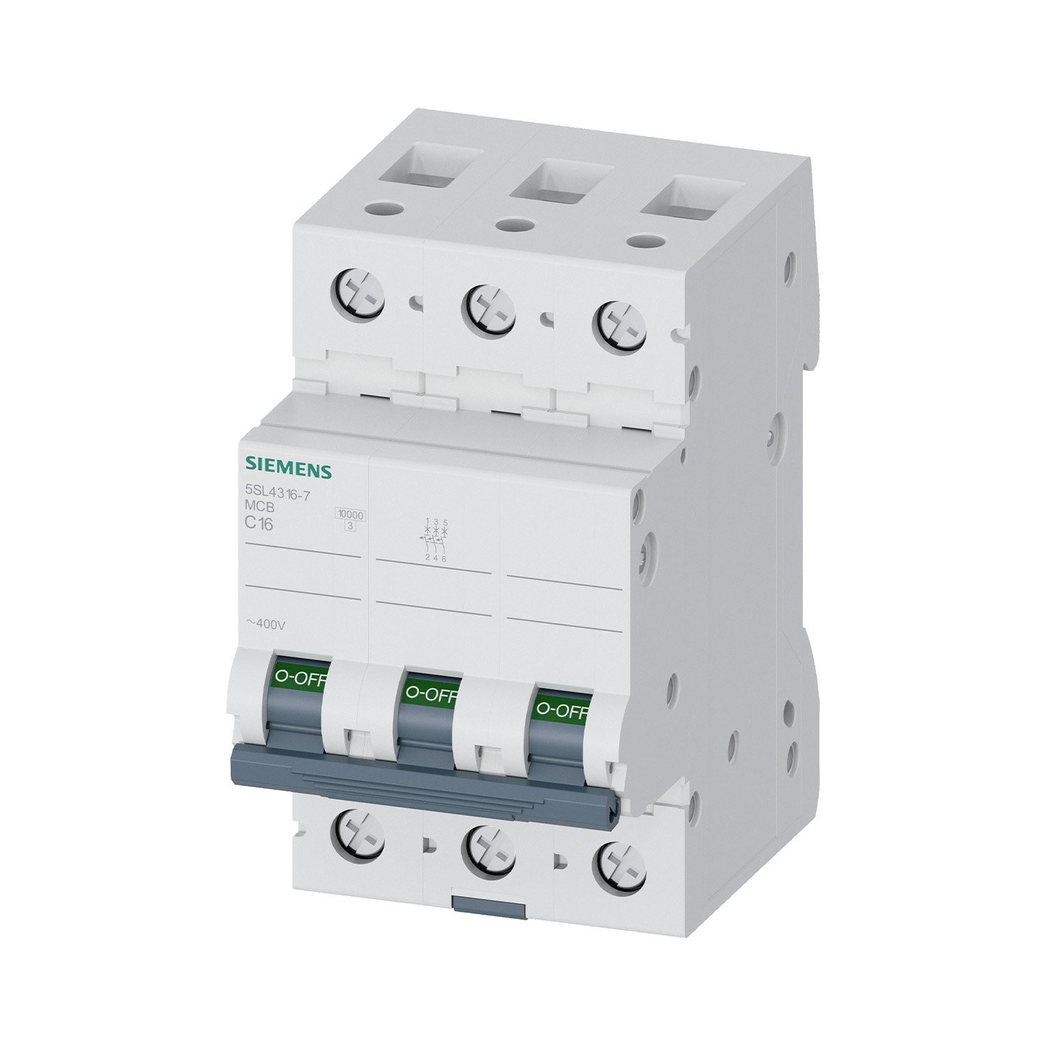 Otomatik Sigorta C Tipi - 16A 3 Fazlı 10 kA - Siemens