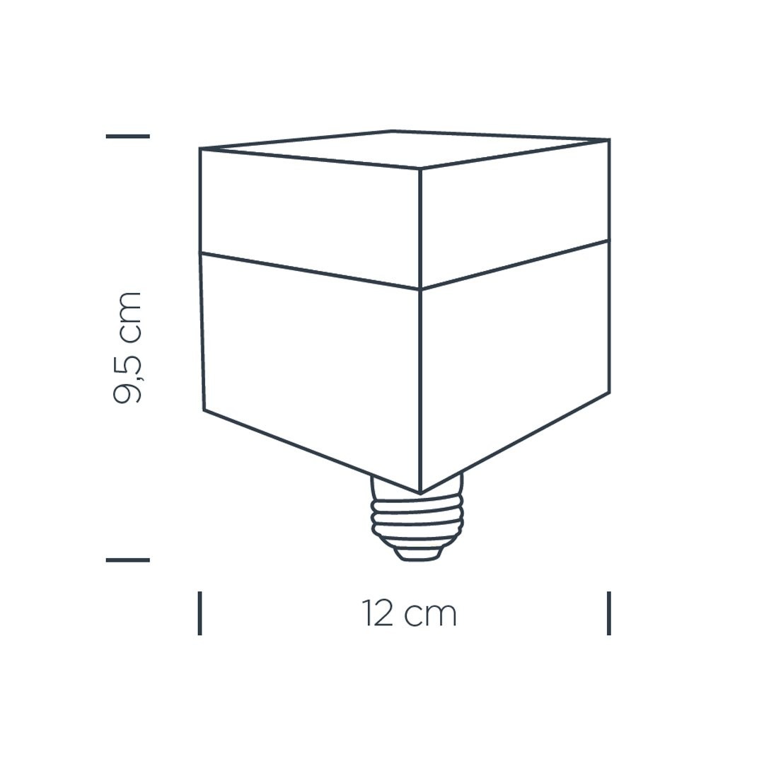 Kare T-Bulb LED Ampul E27 30W 6500K Soğuk Beyaz ZMR