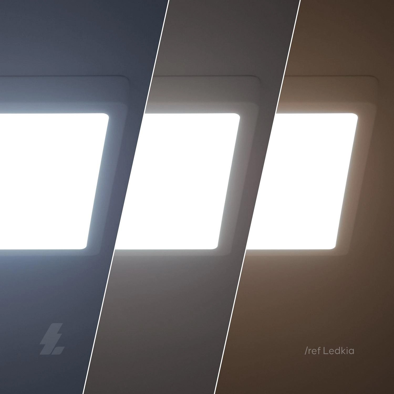Sıva Üstü Kare LED Panel Beyaz Kasa - 24W 6500K - Maxled MX-1062B