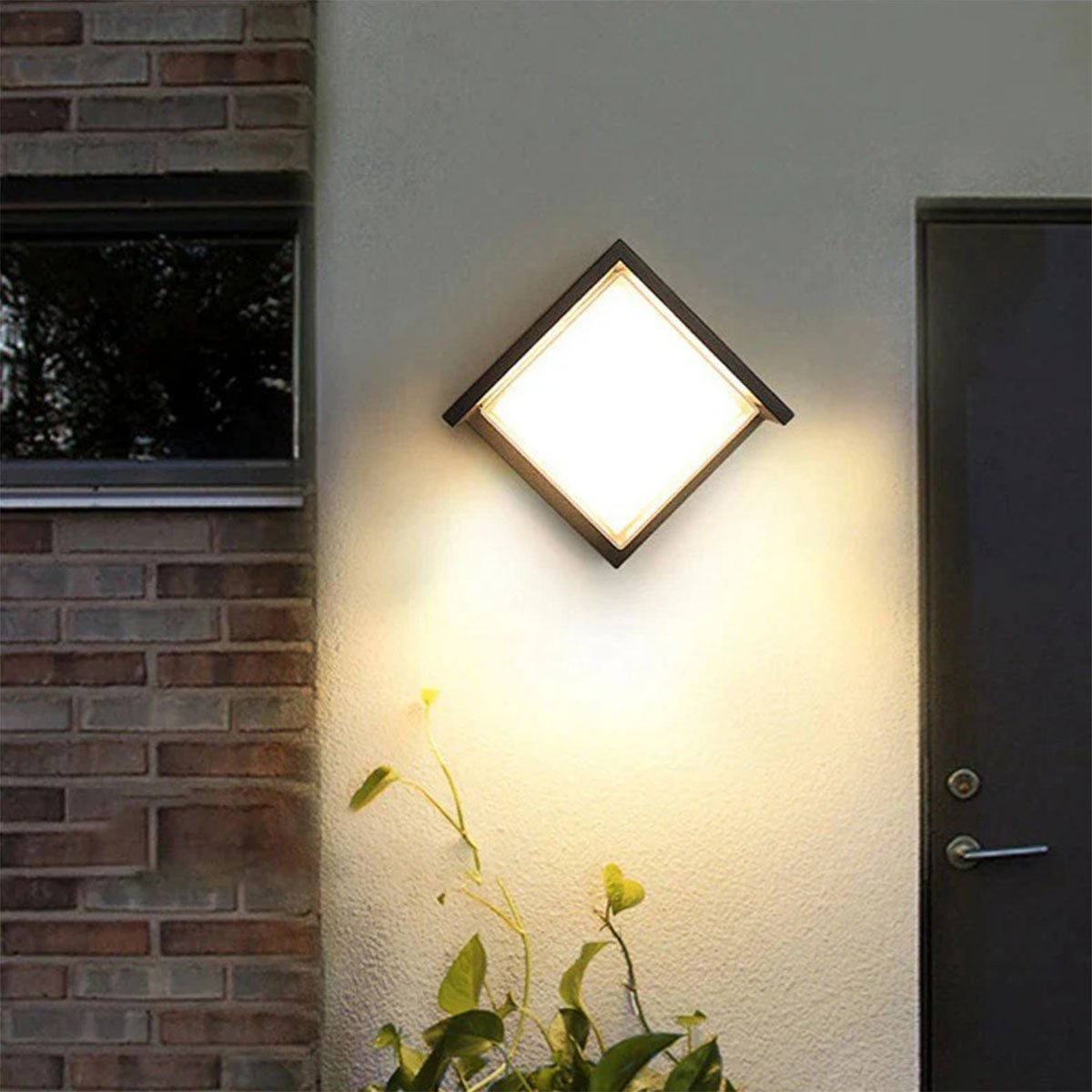 Dış Mekan LED Aplik 12W 4200K Ilık Beyaz Horoz Suga-12/SC 076-020-0012