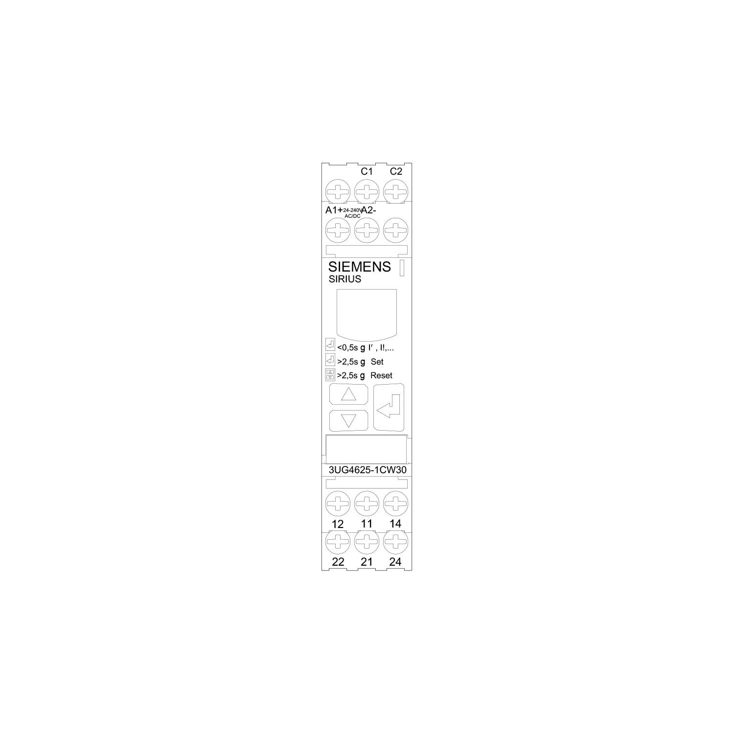 Kaçak Akım Açtırma Rölesi - Siemens 3UG4625-1CW30