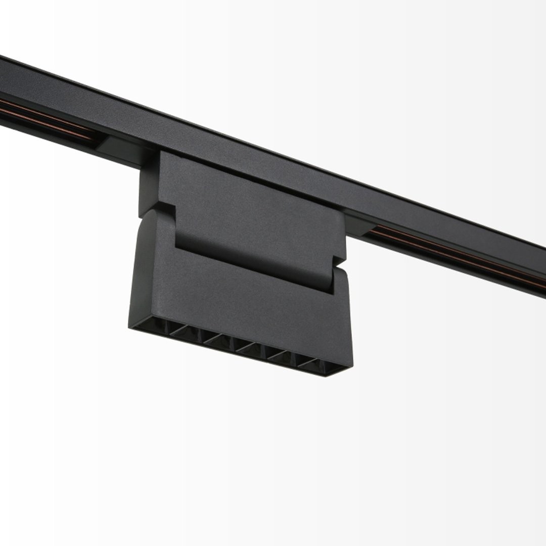 Hareketli Magnet Armatür Siyah 6W 4000K Ilık Beyaz Maxled (Osram LED'li)