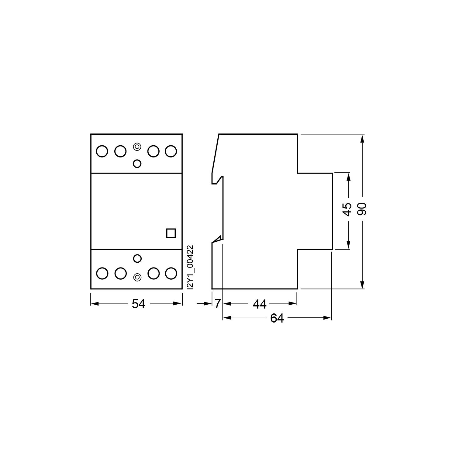 Insta Kontaktör - 40A 4NO 230V - Siemens 5TT5840-0