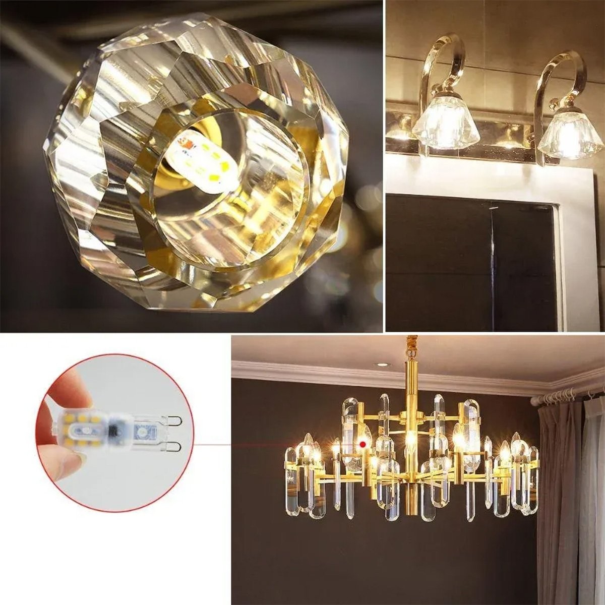 14 LED'li Kapsül Ampul G9 3W 3200K Gün Işığı YCL YL 3203