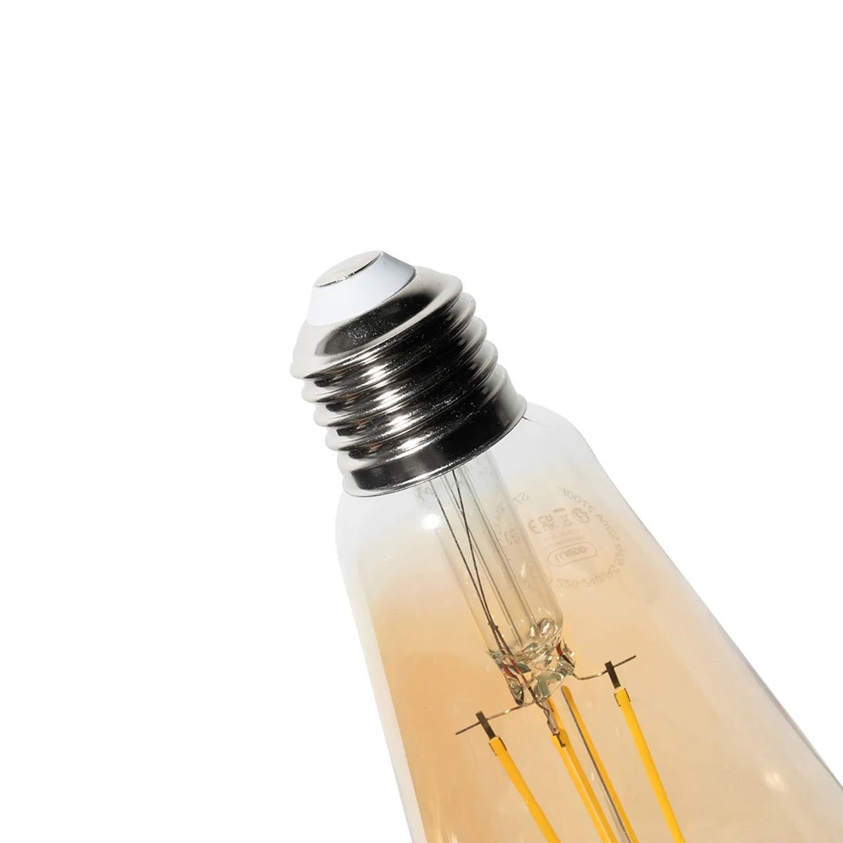 LED Rustik Armut Ampul E27 6W 2200K Amber Fuji FLOR E6W