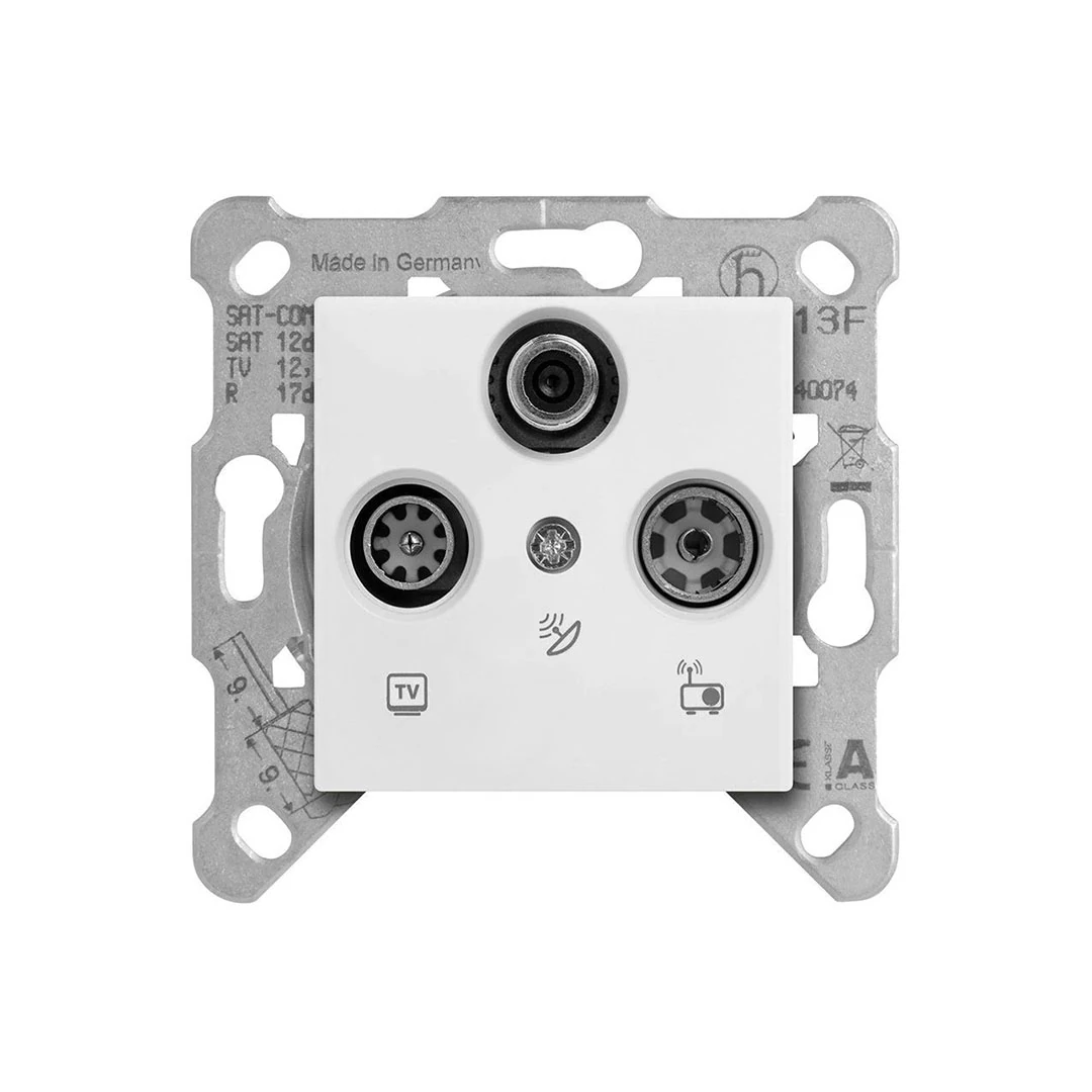 Viko Karre/Meridian Beyaz Uydu Prizi Sonlu (SAT-TV-RD) - 90967041