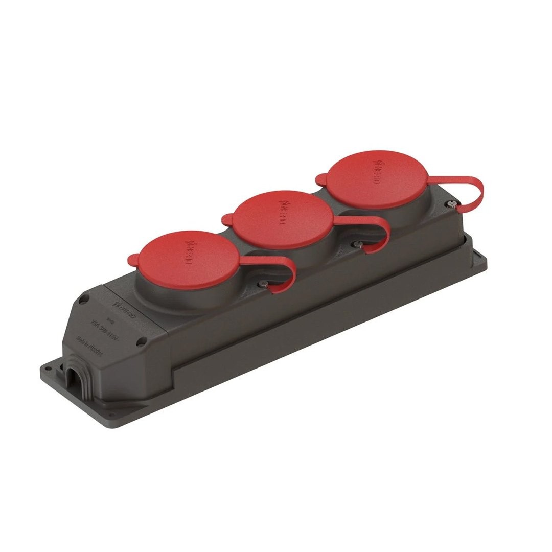 3'lü Grup Priz 3x25A - NEAD-4012