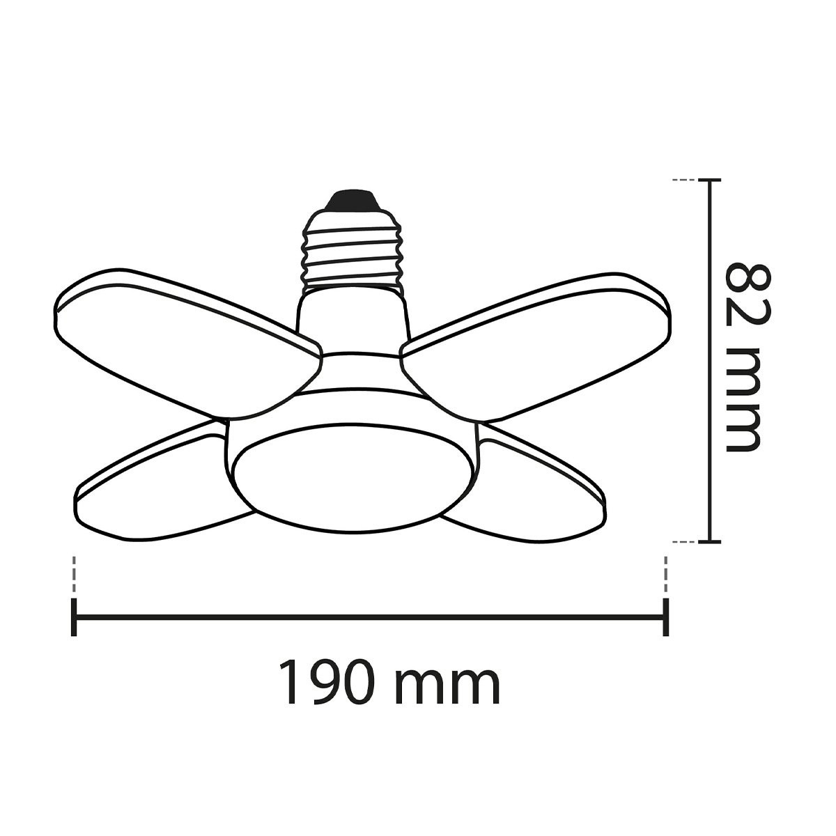 Manolya LED Ampul - E27 20W 6500K - Noas YL90-0021
