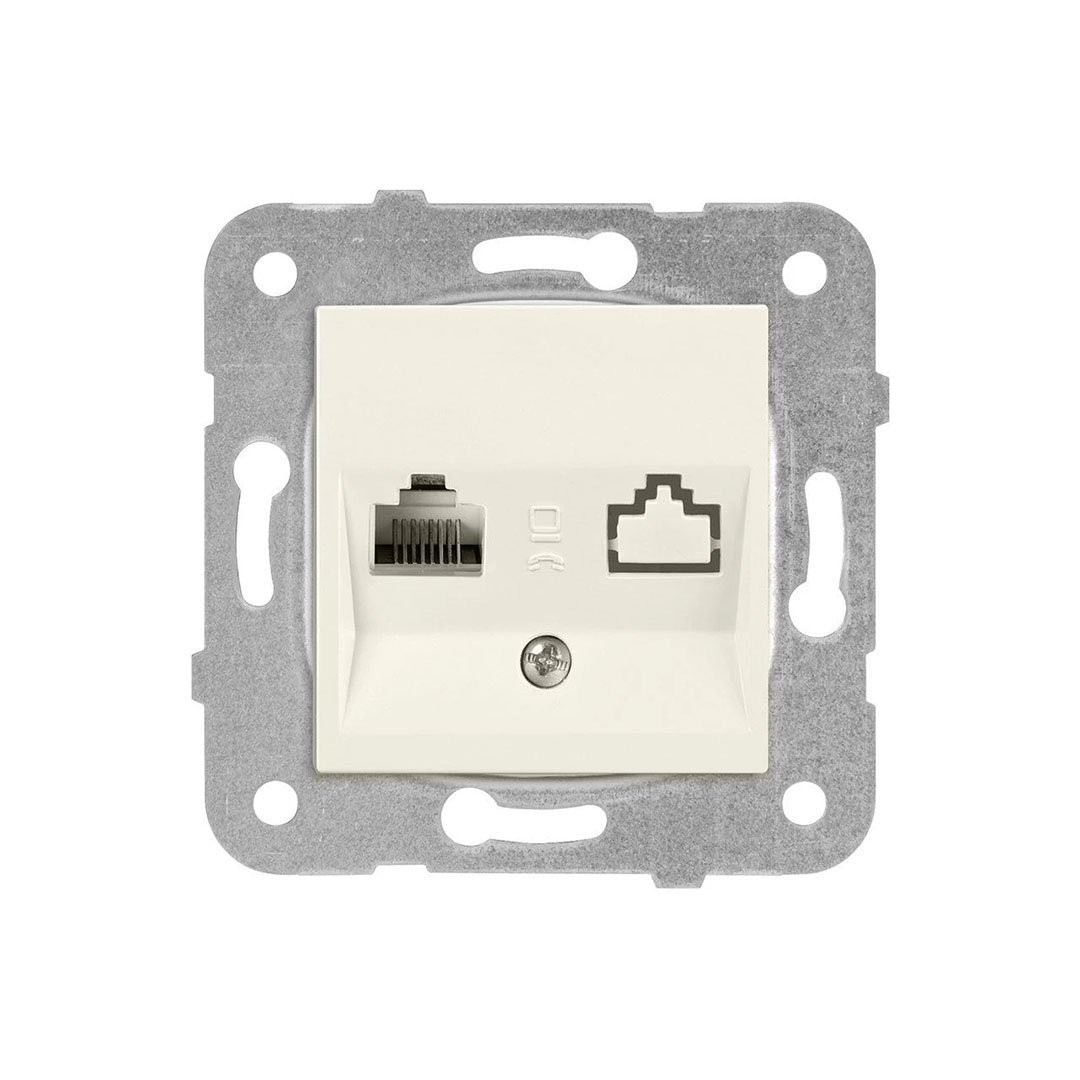 Viko Karre/Meridian Krem Tekli Data Prizi (RJ45 Cat6) - 90967278