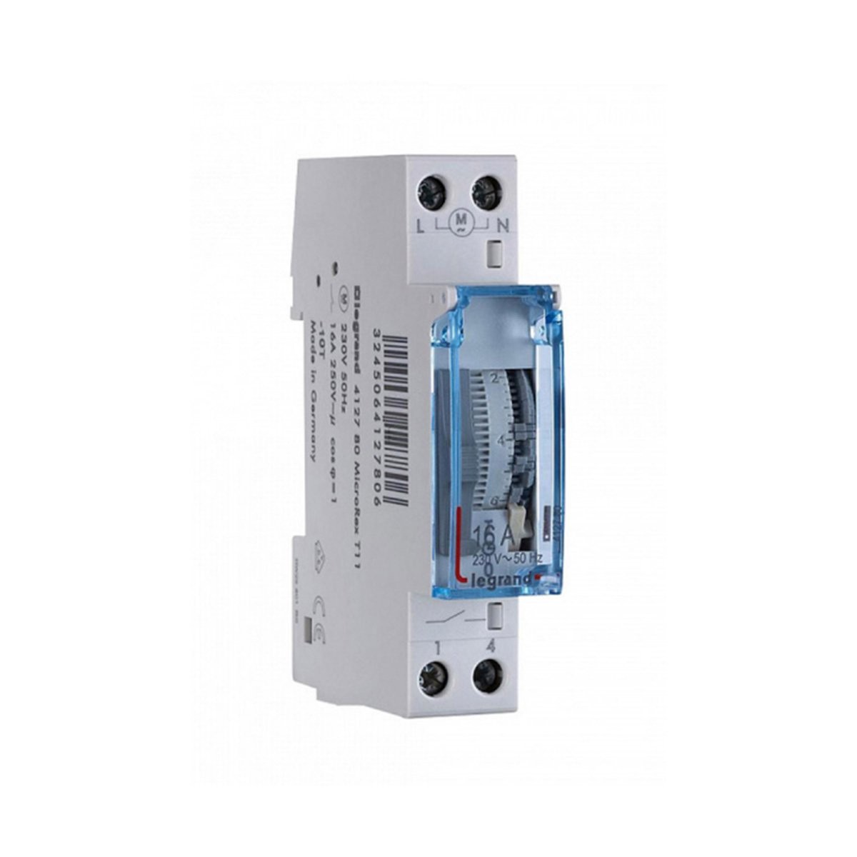 Dikey Analog Zaman Saati Legrand 412790 (100 Saat Rezervli)