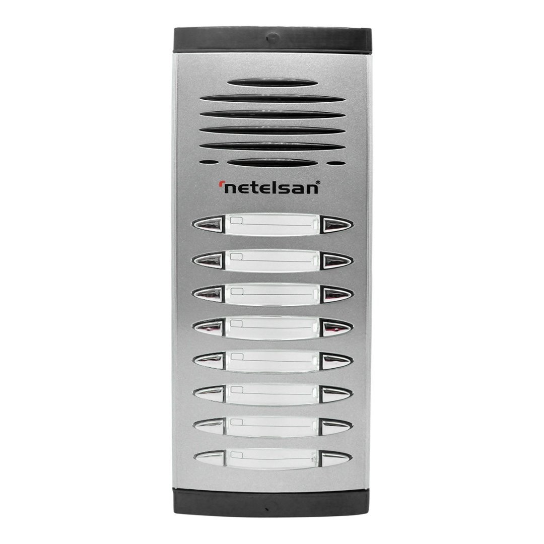 Netelsan 15-16 Butonlu Diyafonlu Hoparlörlü Zil Paneli M.U.DIA.00069