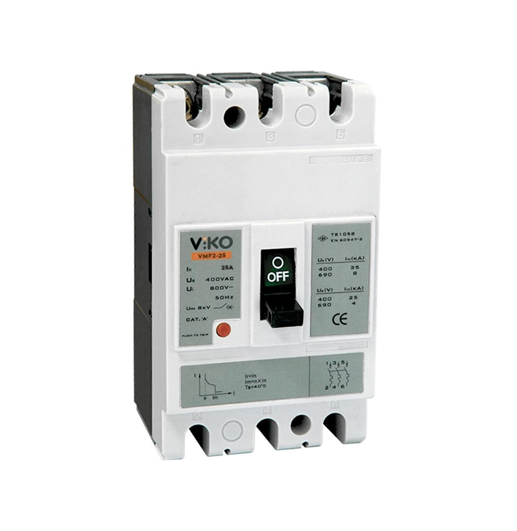 Kompakt Şalter TMŞ 25A 3 Kutuplu 25kA Viko VMF1-25-SN2