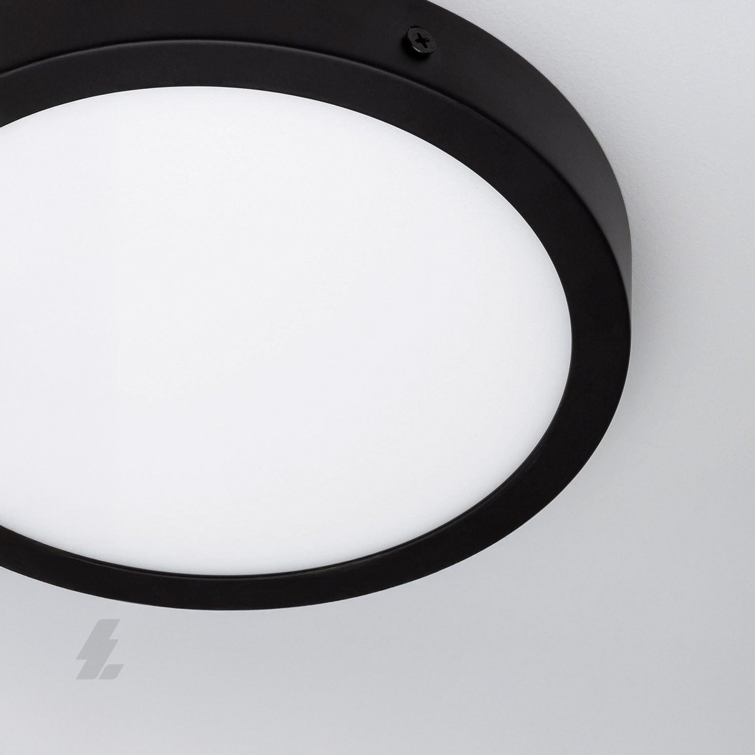 Sıva Üstü Yuvarlak LED Panel Siyah Kasa - 18W 4000K - Maxled MX-1052N