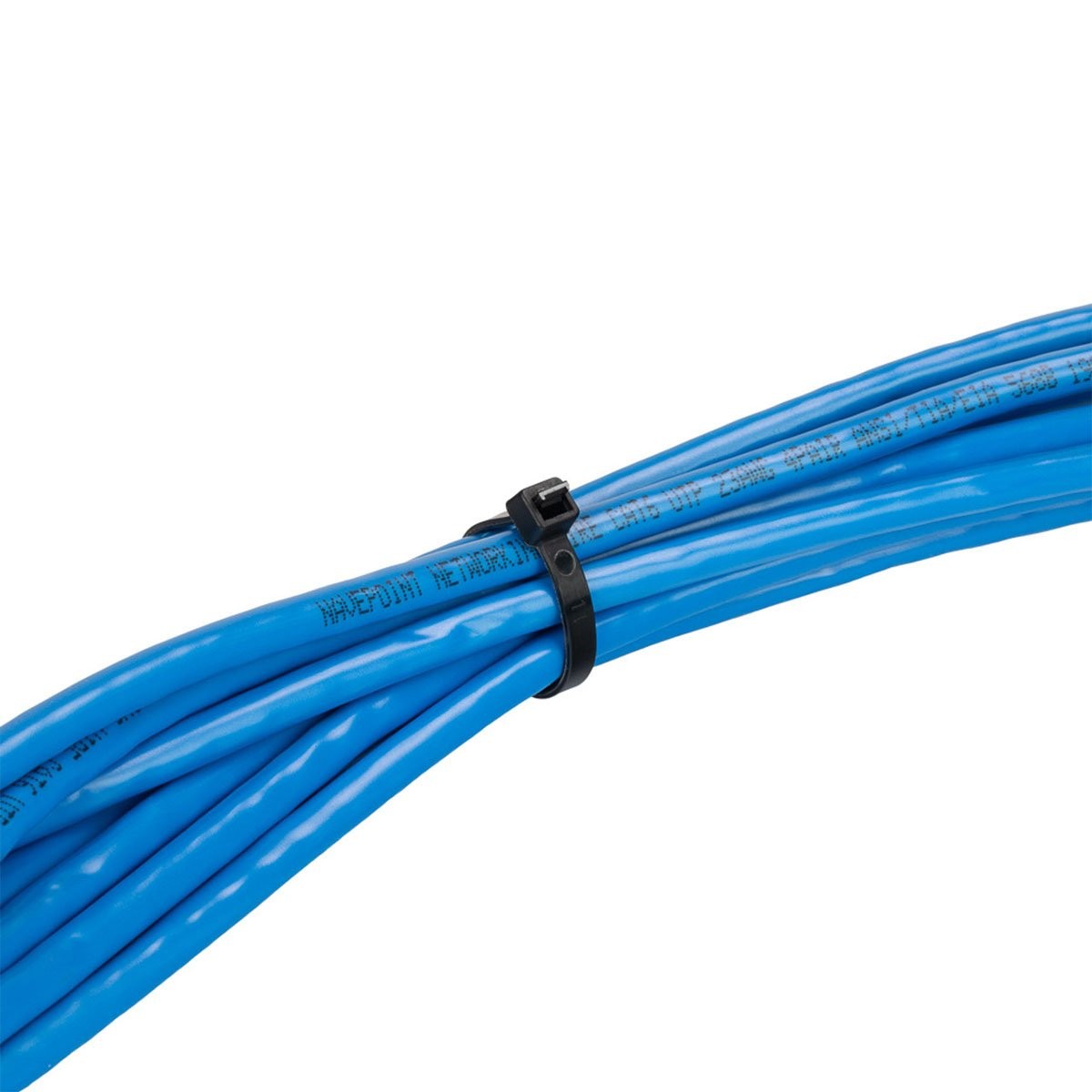 3.6x205mm Siyah Kablo Bağı Mutlusan (100 Adet) - Cırt Kelepçe
