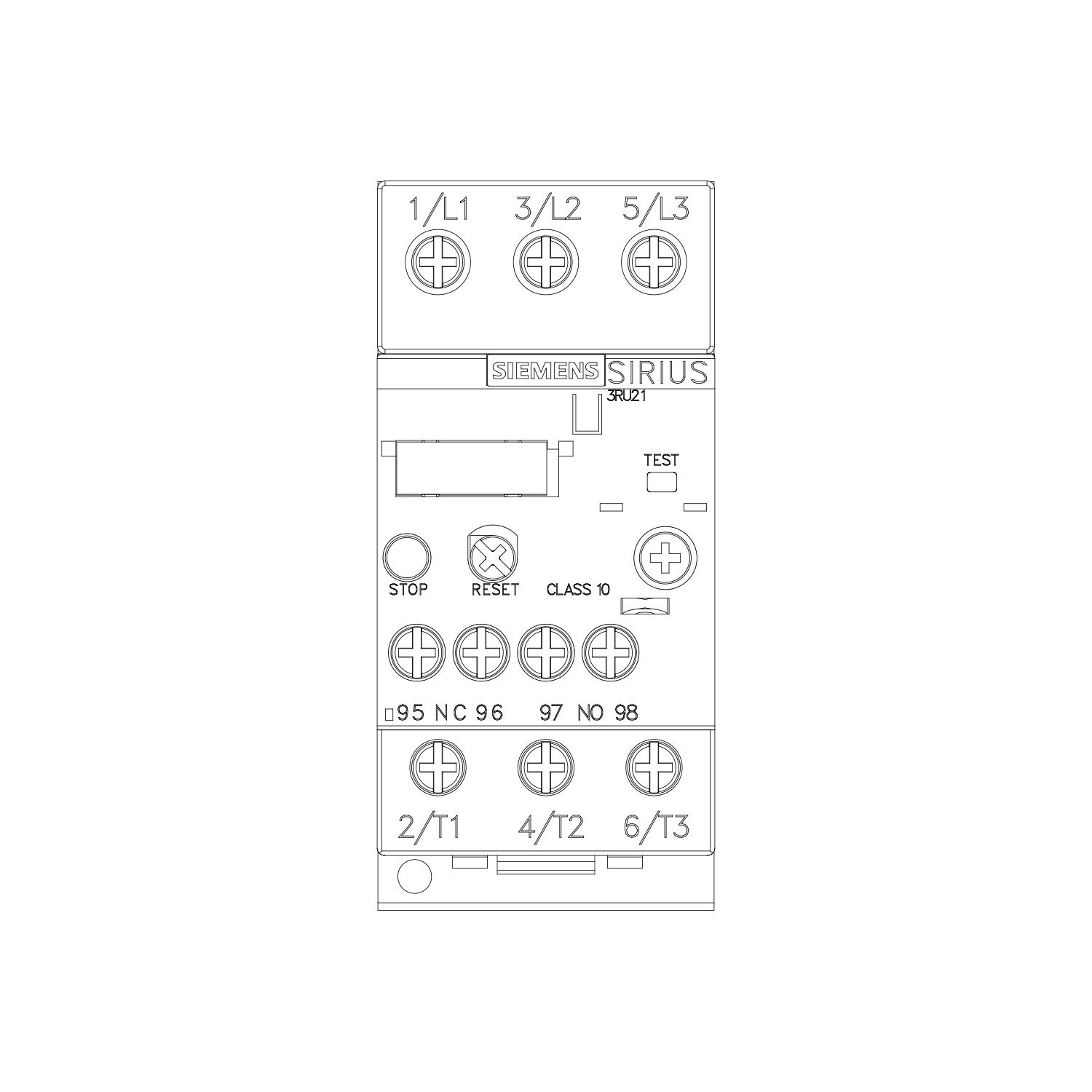 Sirius Termik Röle - 17-22A - Siemens 3RU2126-4CB1