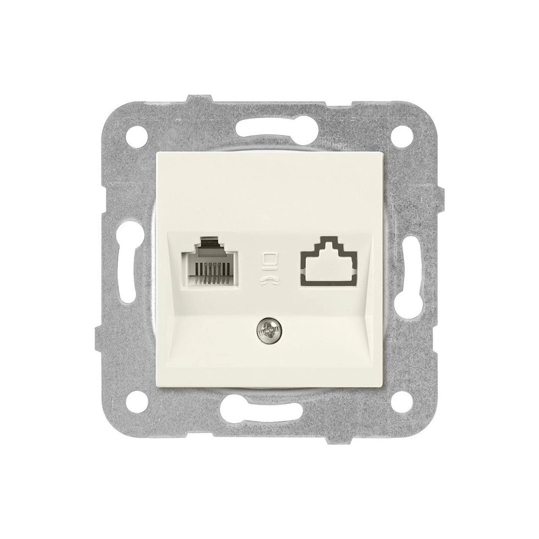 Viko Karre/Meridian Krem Nümeris Telefon Prizi (RJ11) - 90967213