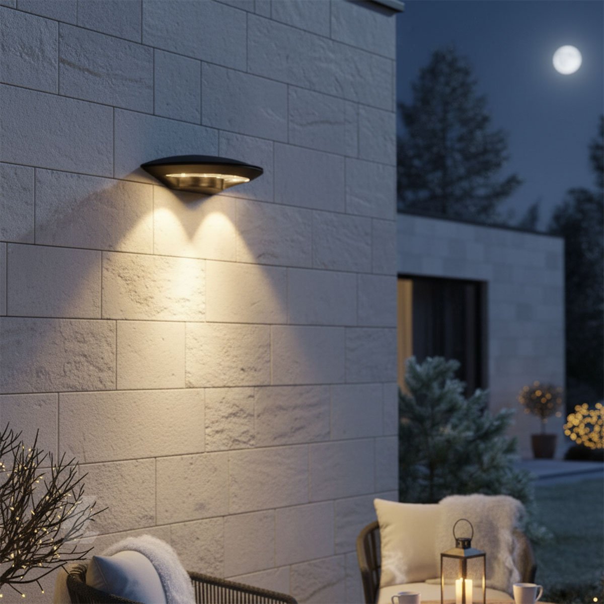 Dış Mekan LED Aplik 5.5W 4200K Ilık Beyaz IP54 Horoz Ardıç 076-003-0006