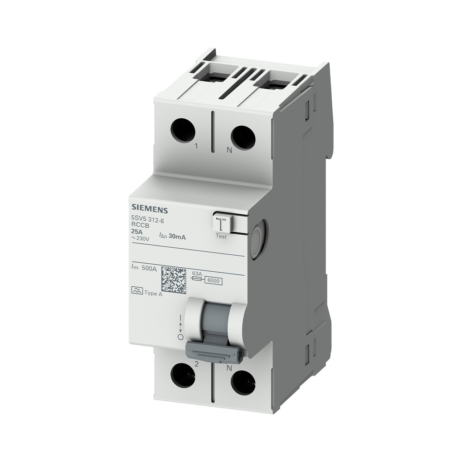 Kaçak Akım Rölesi A Tip - 30mA 1X25A - Siemens 5SV5312-6
