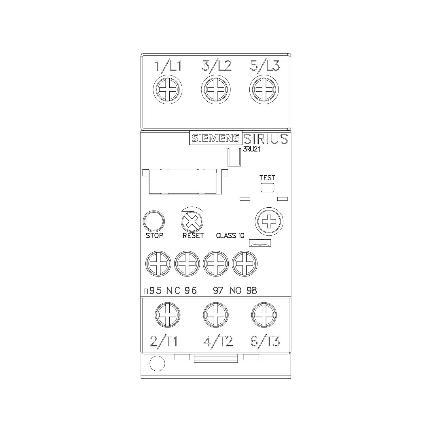 Sirius Termik Röle - 20-25A Boyut S0 - Siemens 3RU2126-4DB1