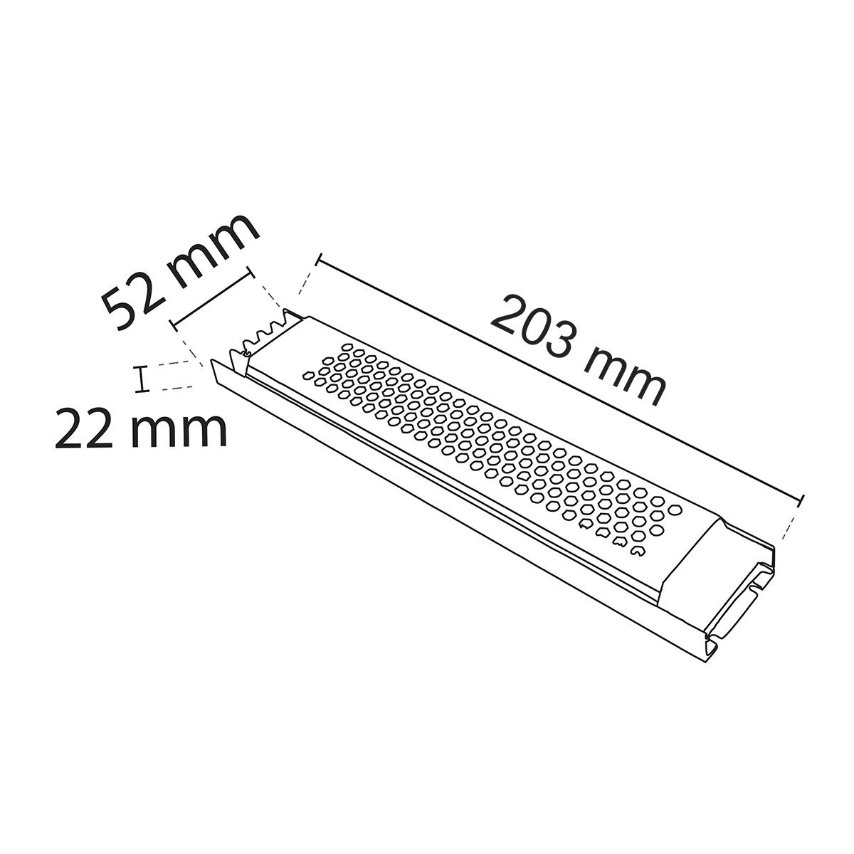 Süper Slim Trafo - 25A 300W 12V - Noas YL25-0300