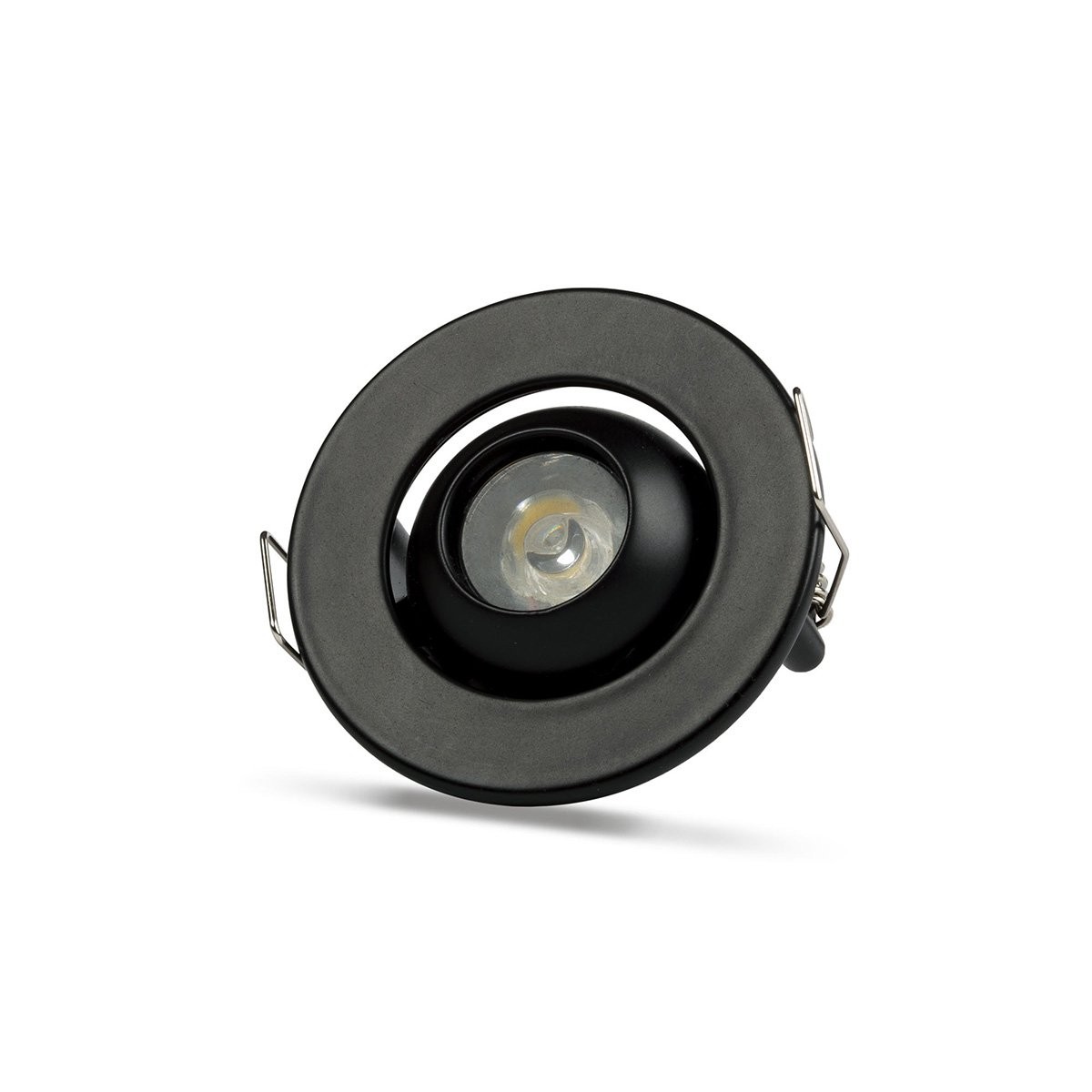 Hareketli LED Spot Siyah Kasa - 1W 6500K - Noas YL94-0201 (Manda Gözü)