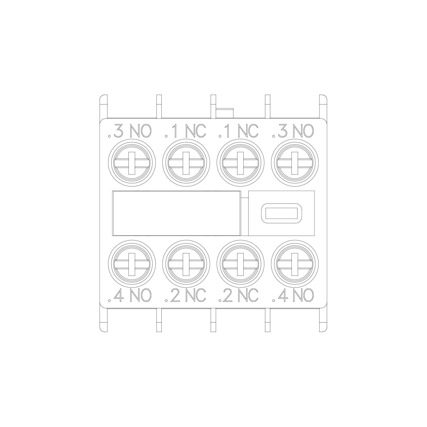 Yardımcı Kontaktör Bloğu - Siemens 3RH2911-1FA22