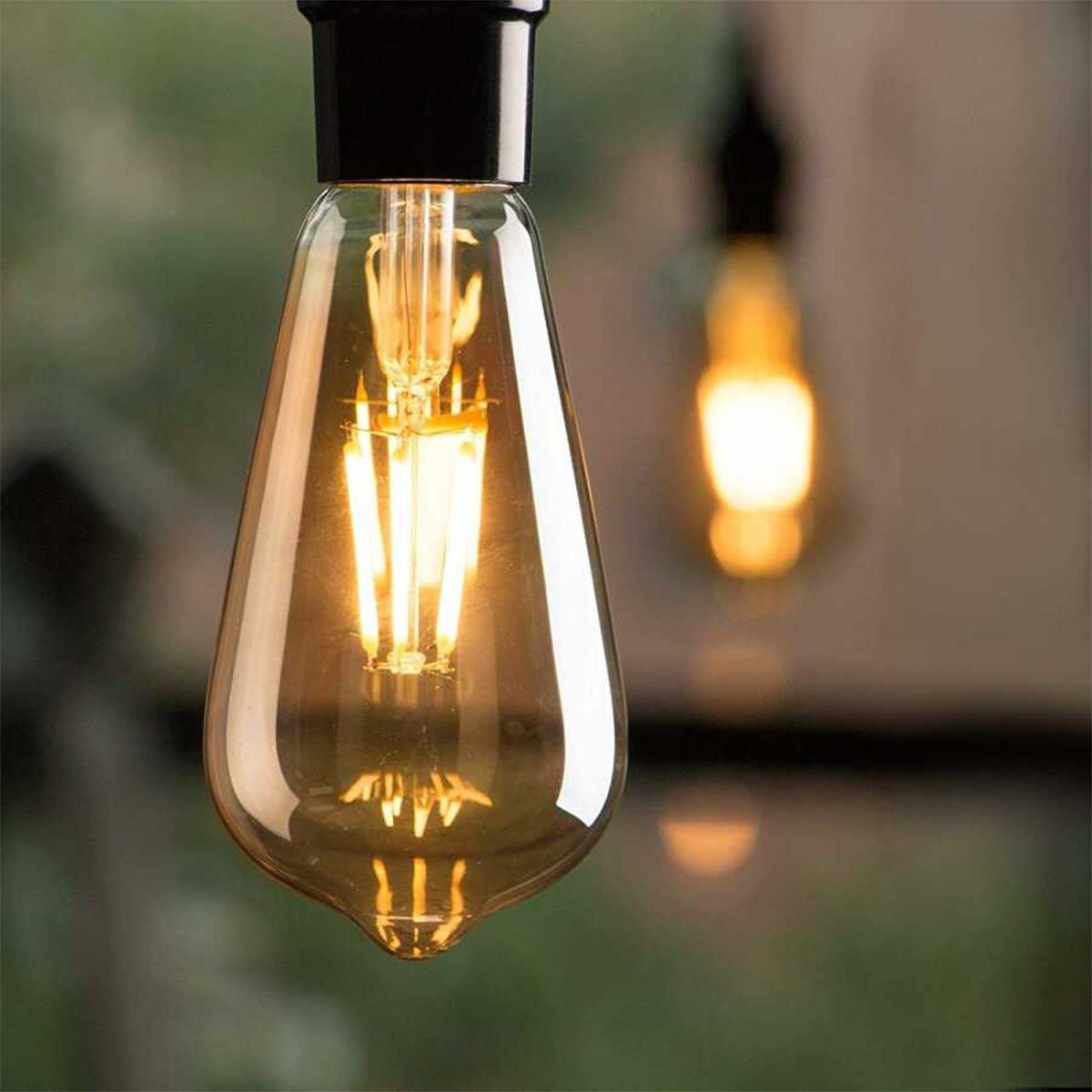 LED Rustik Ampul ST64 4W Amber Noas YL92-0011