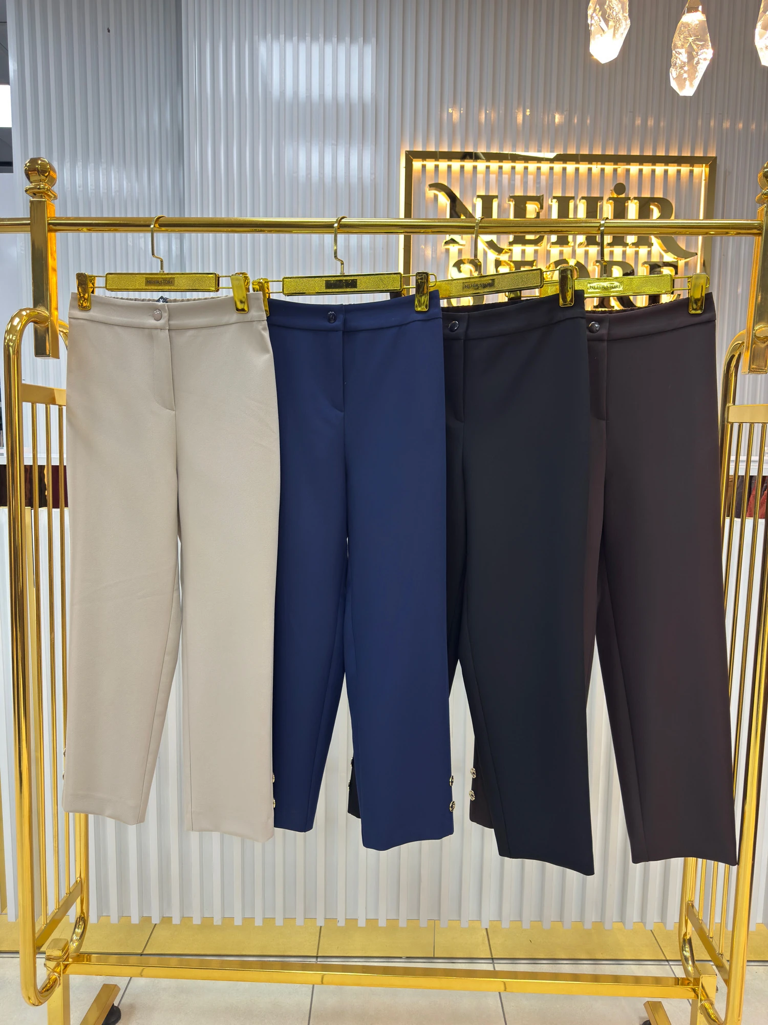 YUSUF ÖZDEMİR  PAÇA ÇİFT DÜĞMELİ PANTOLON