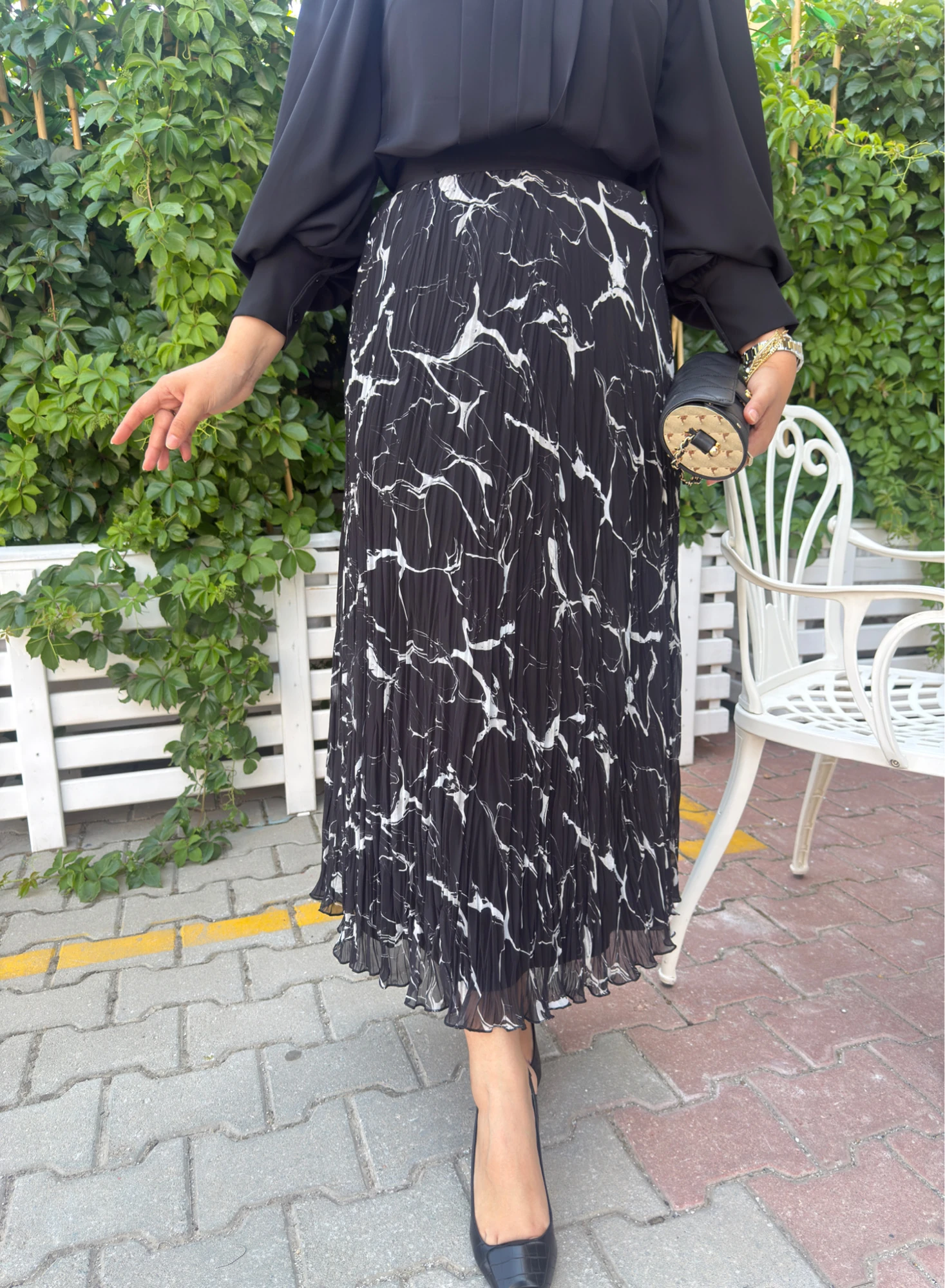 YUSUF ÖZDEMİR  DESENLİ KIRIŞTIRMA ETEK