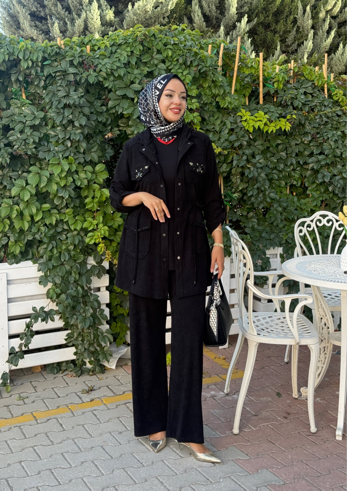 DERİN 3LÜ KADİFE TAKIM