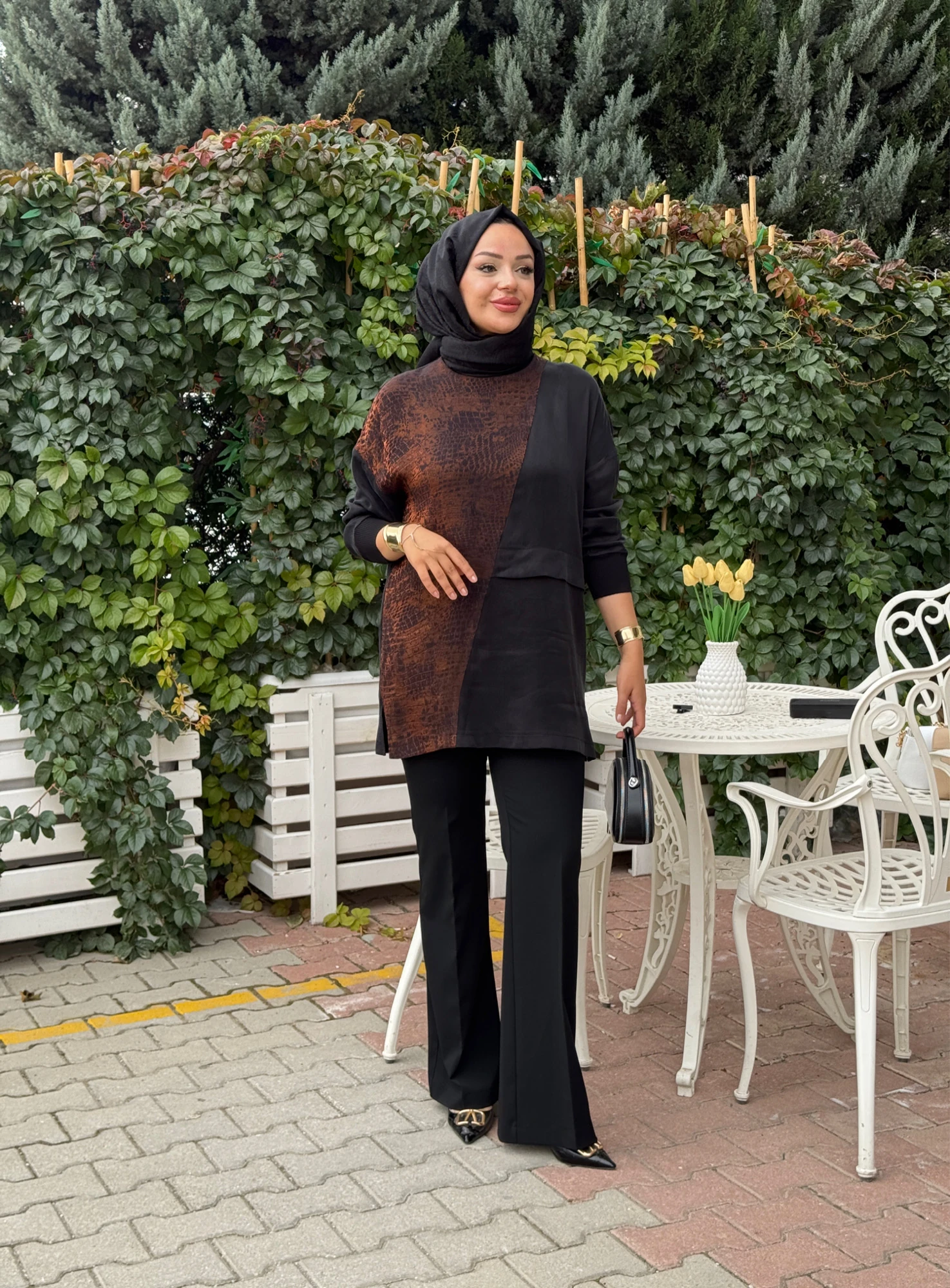 JAKARLI İPEK QUPRA TUNİK